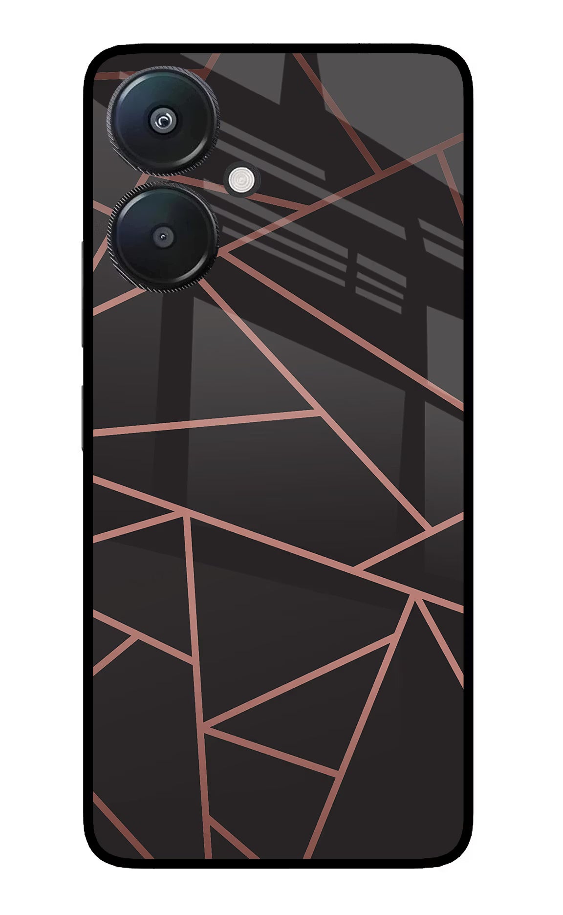 Geometric Pattern Redmi 13C 5G Glass Case - Geometric Pattern Redmi 13C 5G Glass Case Geometric Pattern Redmi 13C 5G Glass Case