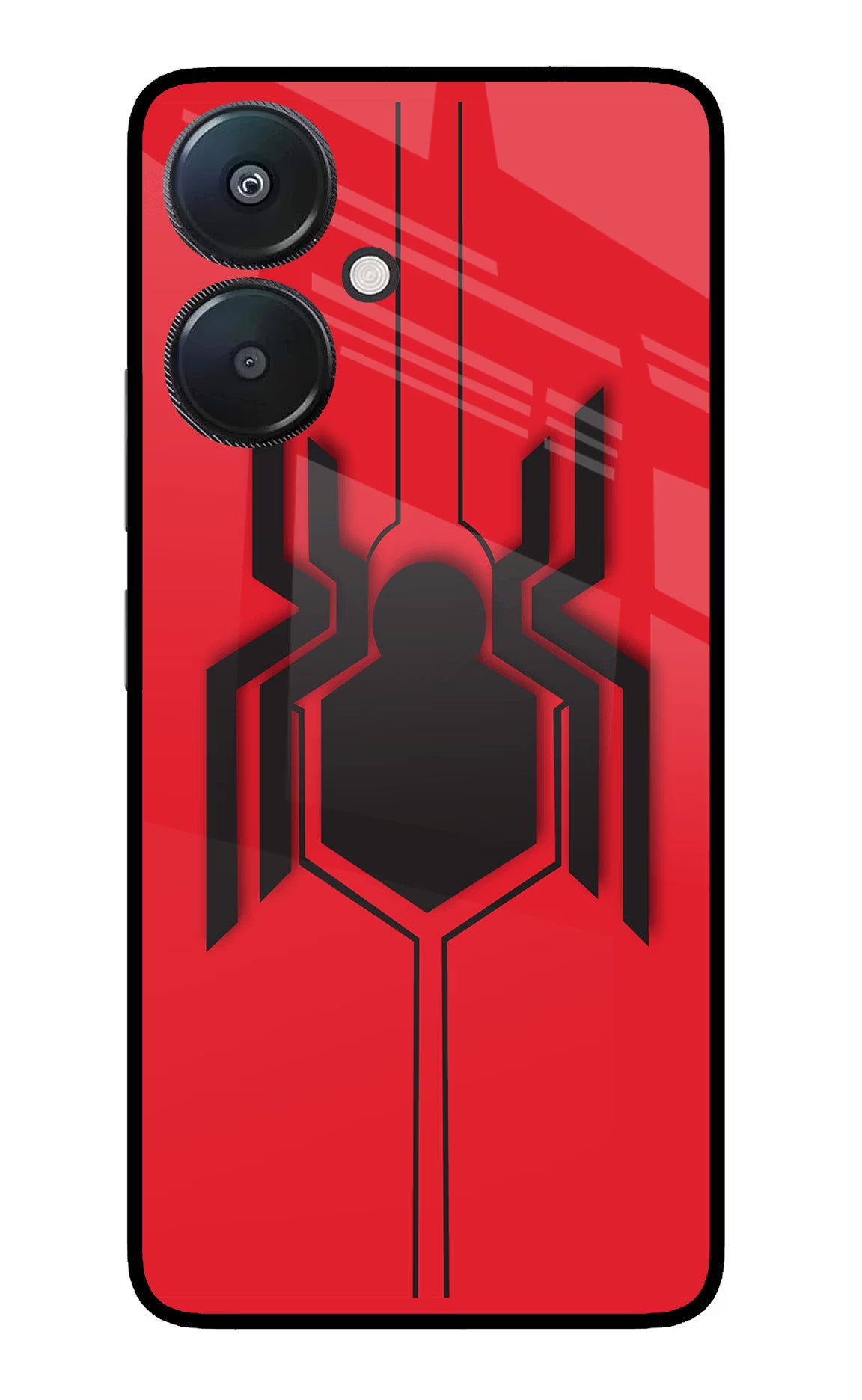 Spider Redmi 13C 5G Glass Case - Spider Redmi 13C 5G Glass Case Spider Redmi 13C 5G Glass Case