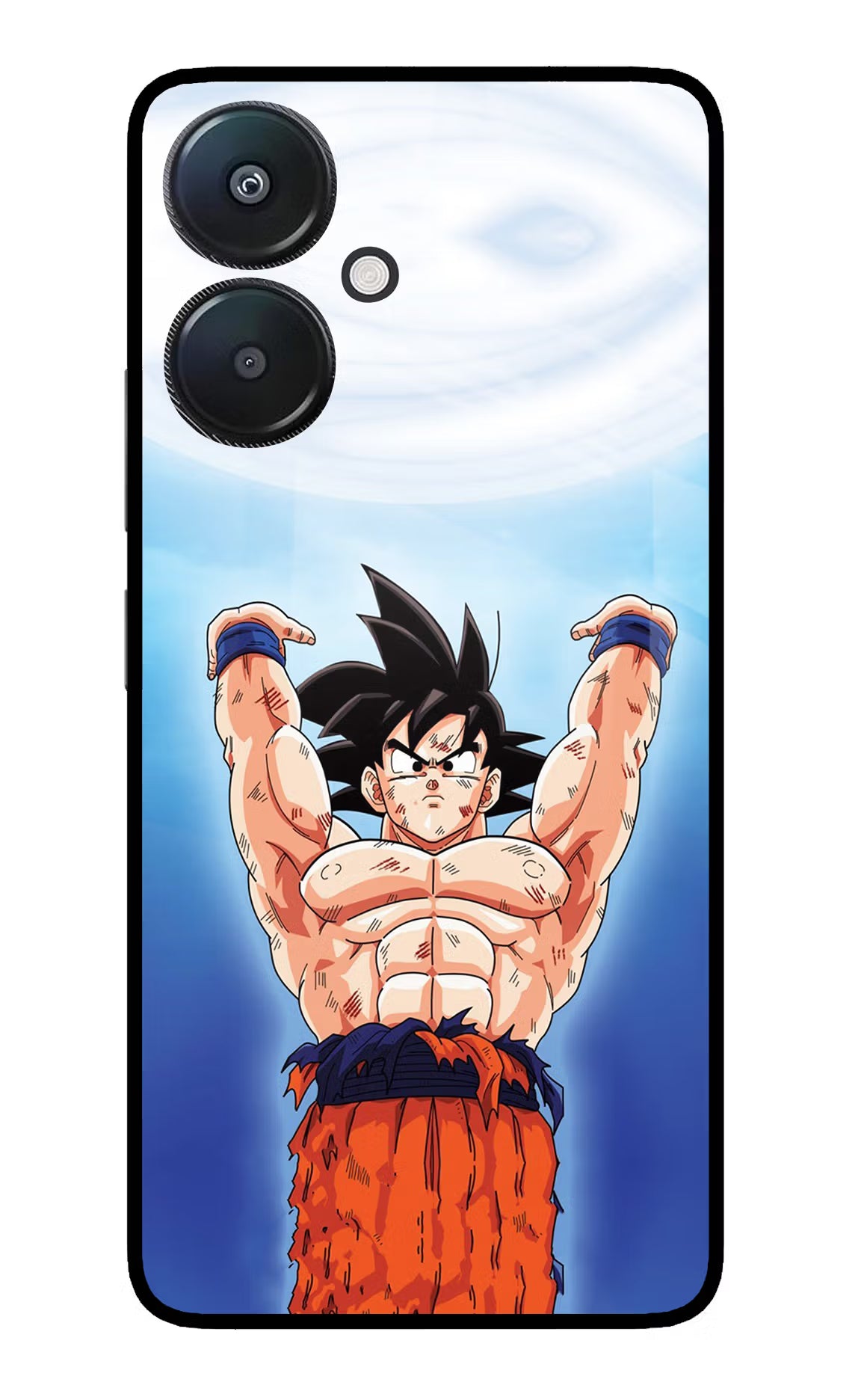 Goku Power Redmi 13C 5G Glass Case - Goku Power Redmi 13C 5G Glass Case Goku Power Redmi 13C 5G Glass Case