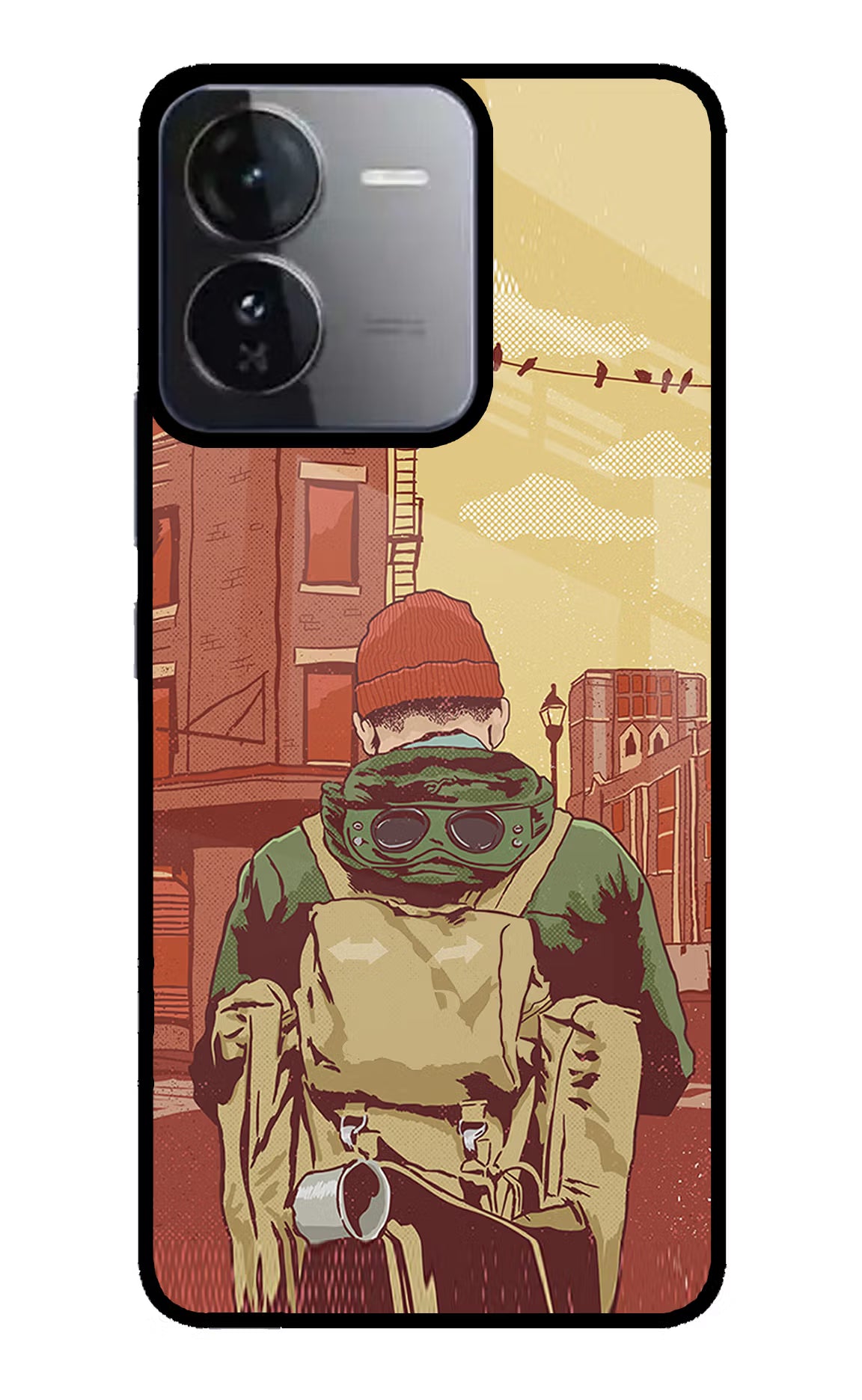 Adventurous iQOO Z9 5G Glass Case - Adventurous iQOO Z9 5G Glass Case Adventurous iQOO Z9 5G Glass Case