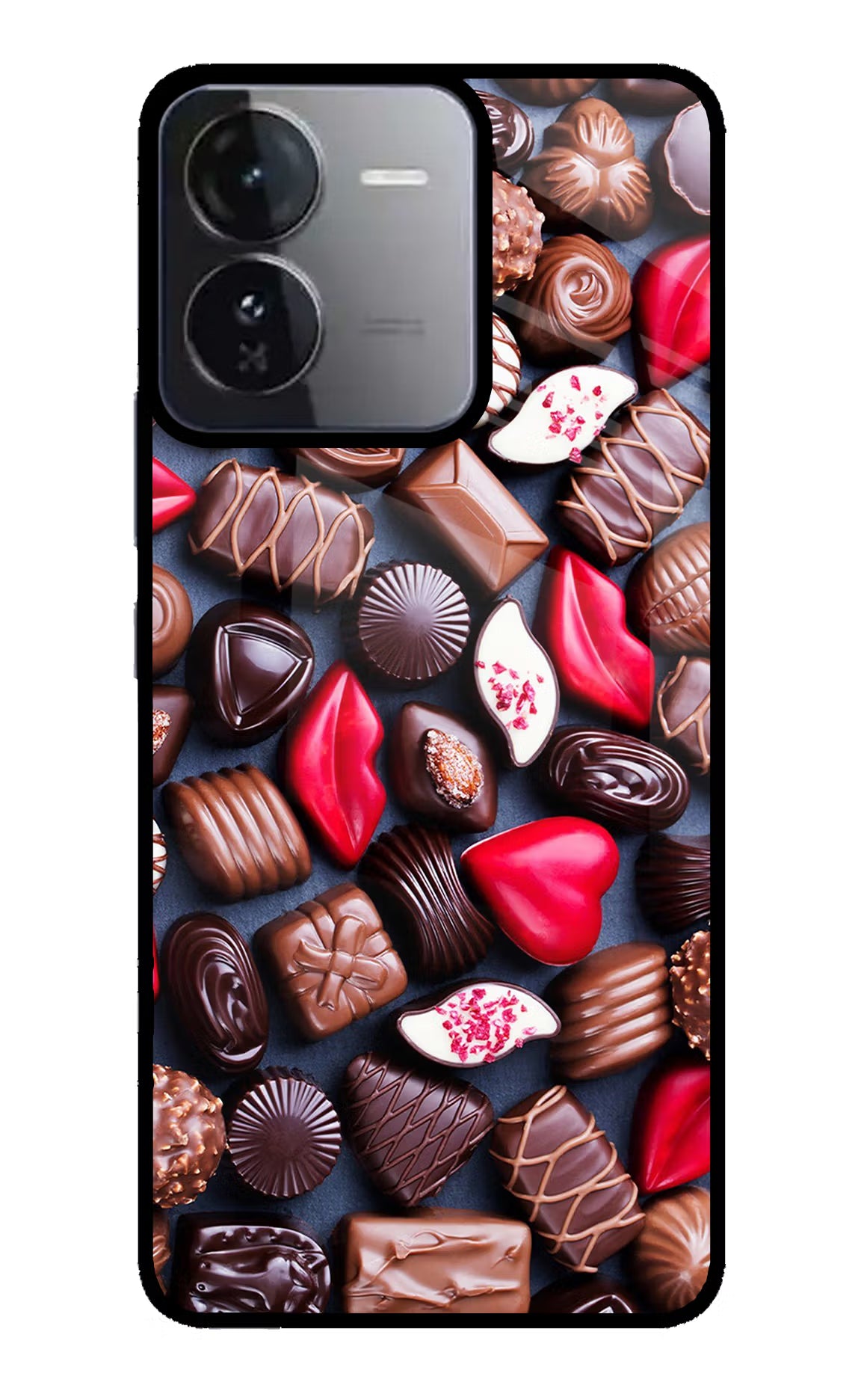 Chocolates iQOO Z9 5G Glass Case - Chocolates iQOO Z9 5G Glass Case Chocolates iQOO Z9 5G Glass Case