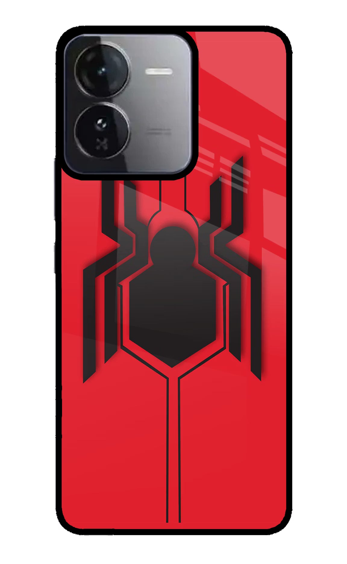 Spider iQOO Z9 5G Glass Case - Spider iQOO Z9 5G Glass Case Spider iQOO Z9 5G Glass Case