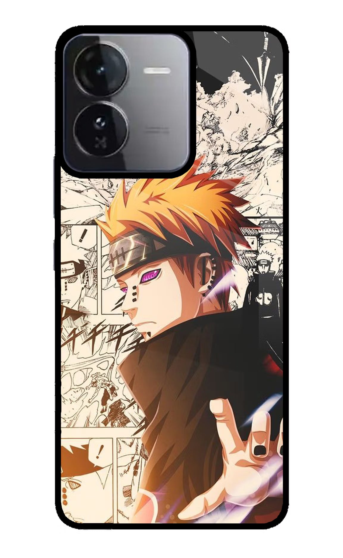 Pain Anime iQOO Z9 5G Back Cover - Pain Anime iQOO Z9 5G Glass Case Back Cover by Casekaro Pain Anime iQOO Z9 5G Glass Case Back Cover by Casekaro