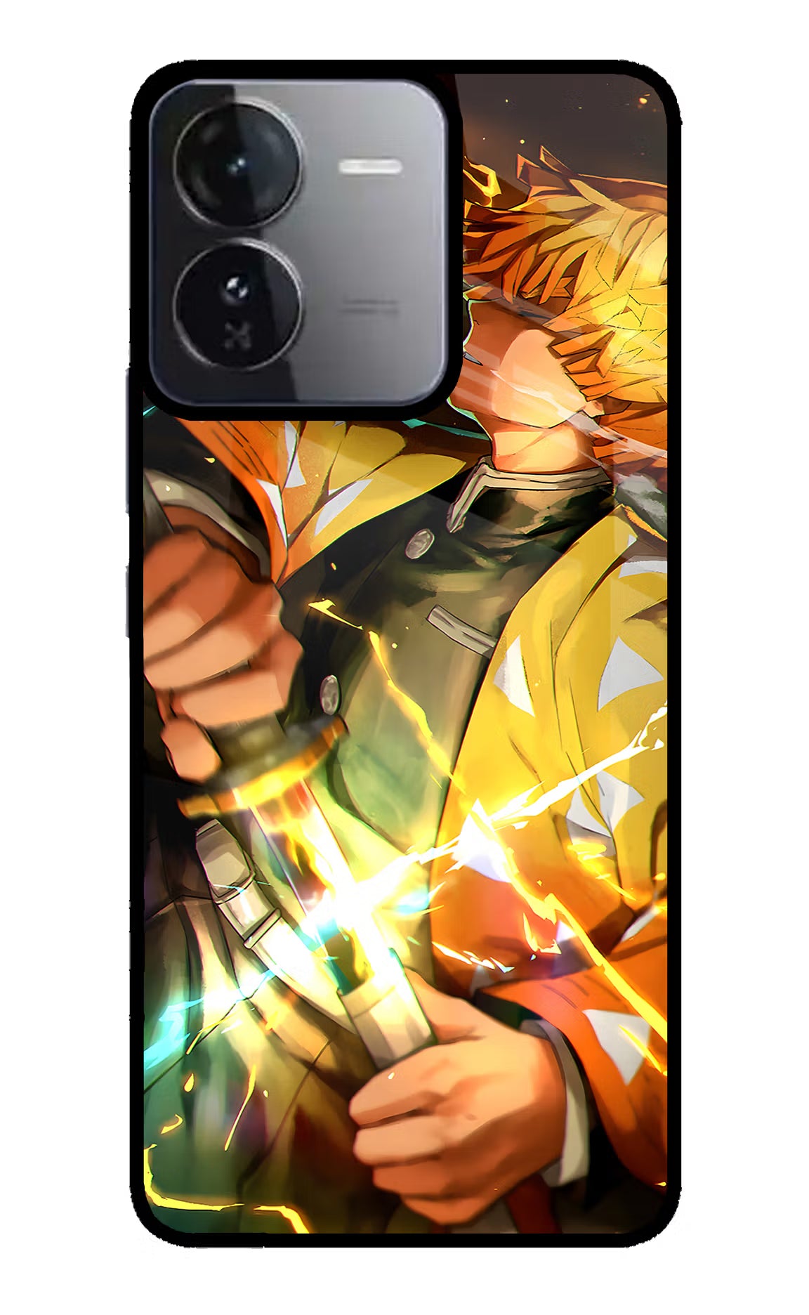 Demon Slayer iQOO Z9 5G Glass Case - Demon Slayer iQOO Z9 5G Glass Case Demon Slayer iQOO Z9 5G Glass Case