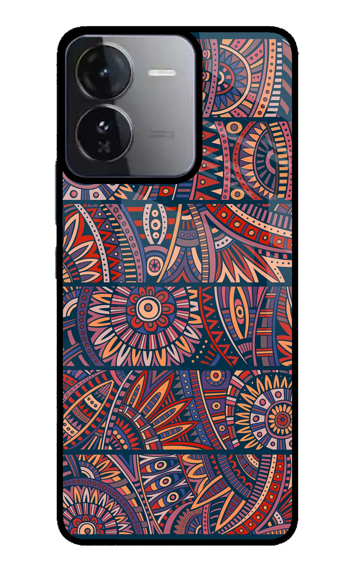 African Culture Design iQOO Z9 5G Glass Case - African Culture Design iQOO Z9 5G Glass Case African Culture Design iQOO Z9 5G Glass Case