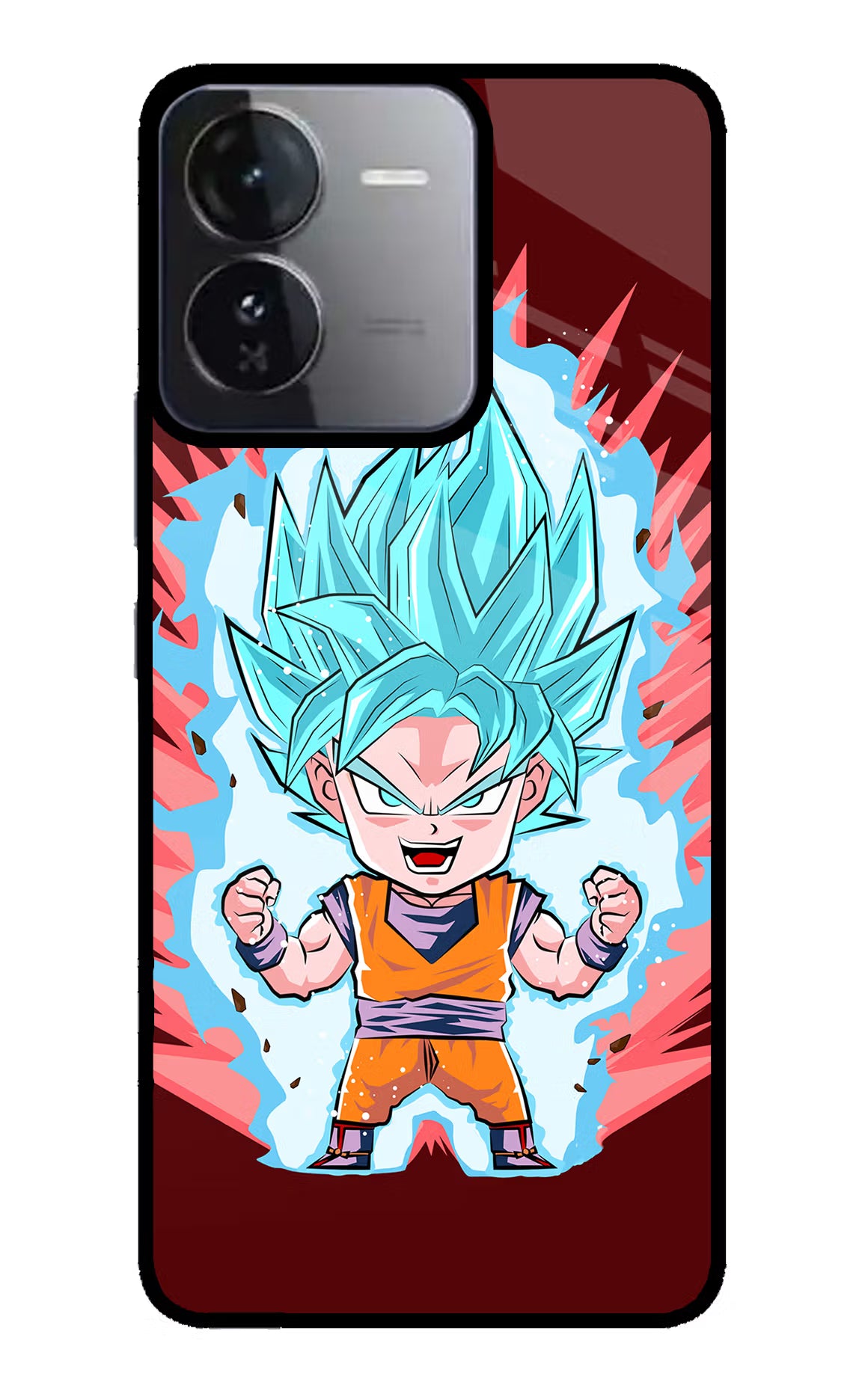 Goku Little iQOO Z9 5G Glass Case - Goku Little iQOO Z9 5G Glass Case Goku Little iQOO Z9 5G Glass Case