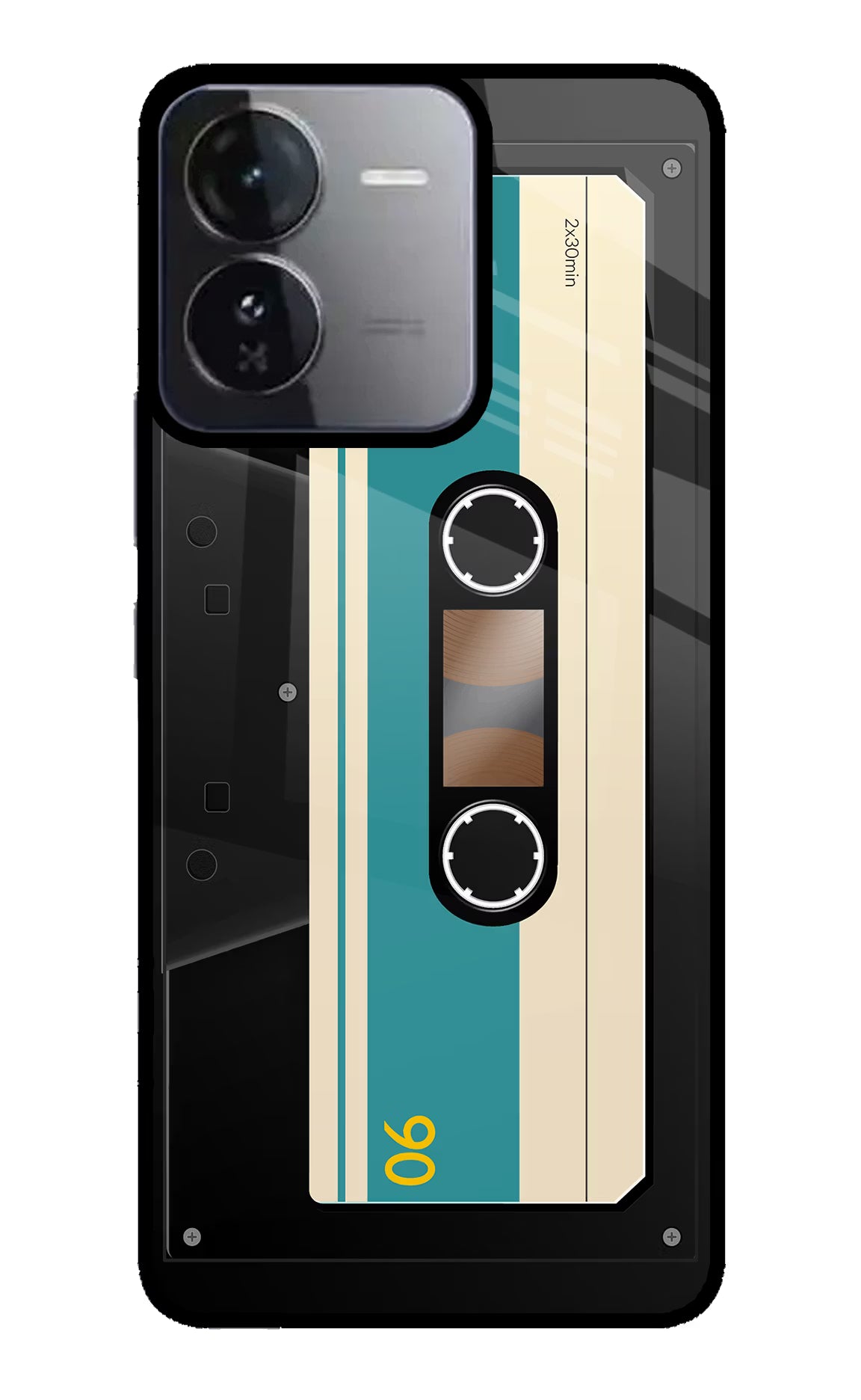 Cassette iQOO Z9 5G Glass Case - Cassette iQOO Z9 5G Glass Case Cassette iQOO Z9 5G Glass Case