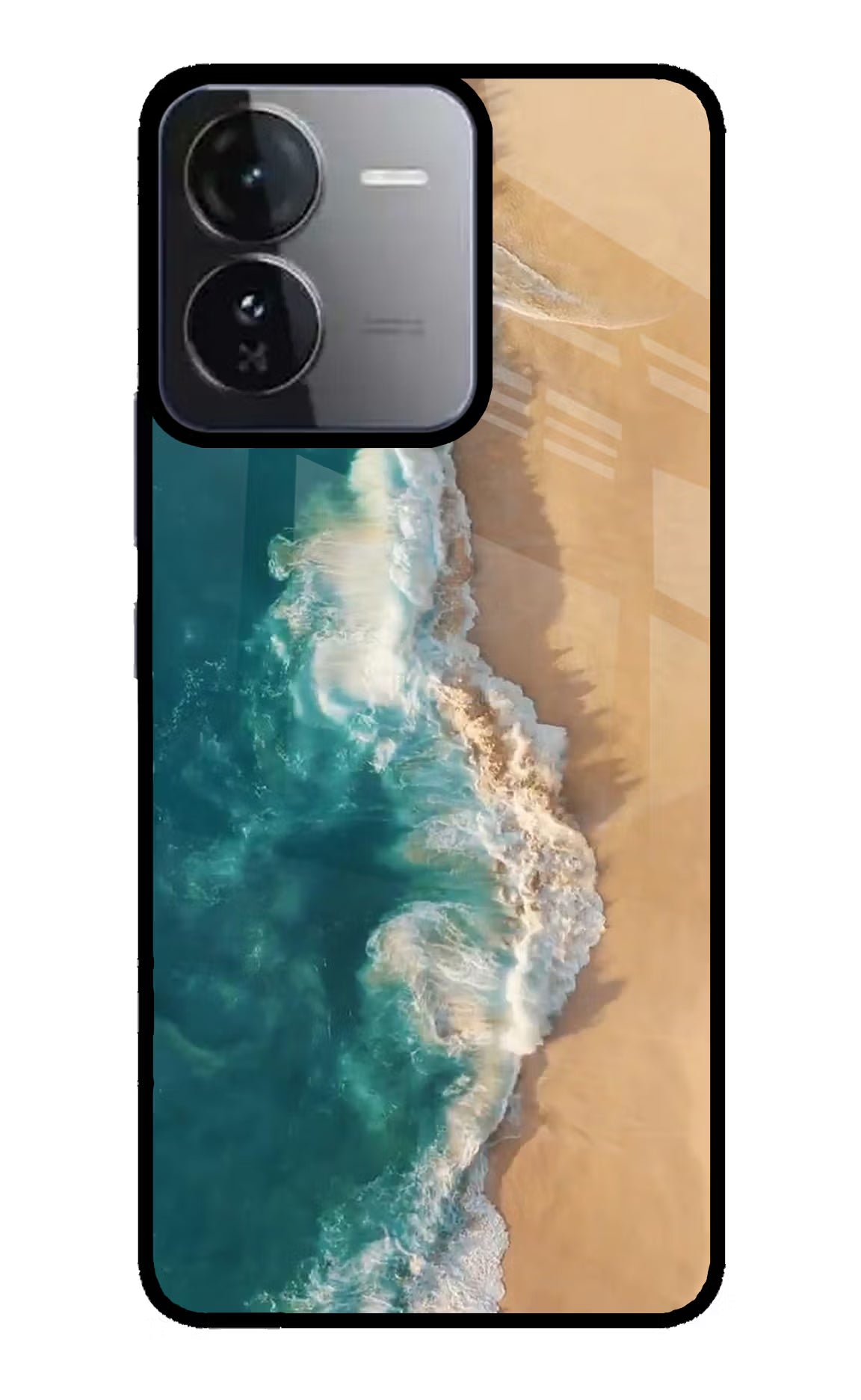 Ocean Beach iQOO Z9 5G Glass Case - Ocean Beach iQOO Z9 5G Glass Case Ocean Beach iQOO Z9 5G Glass Case