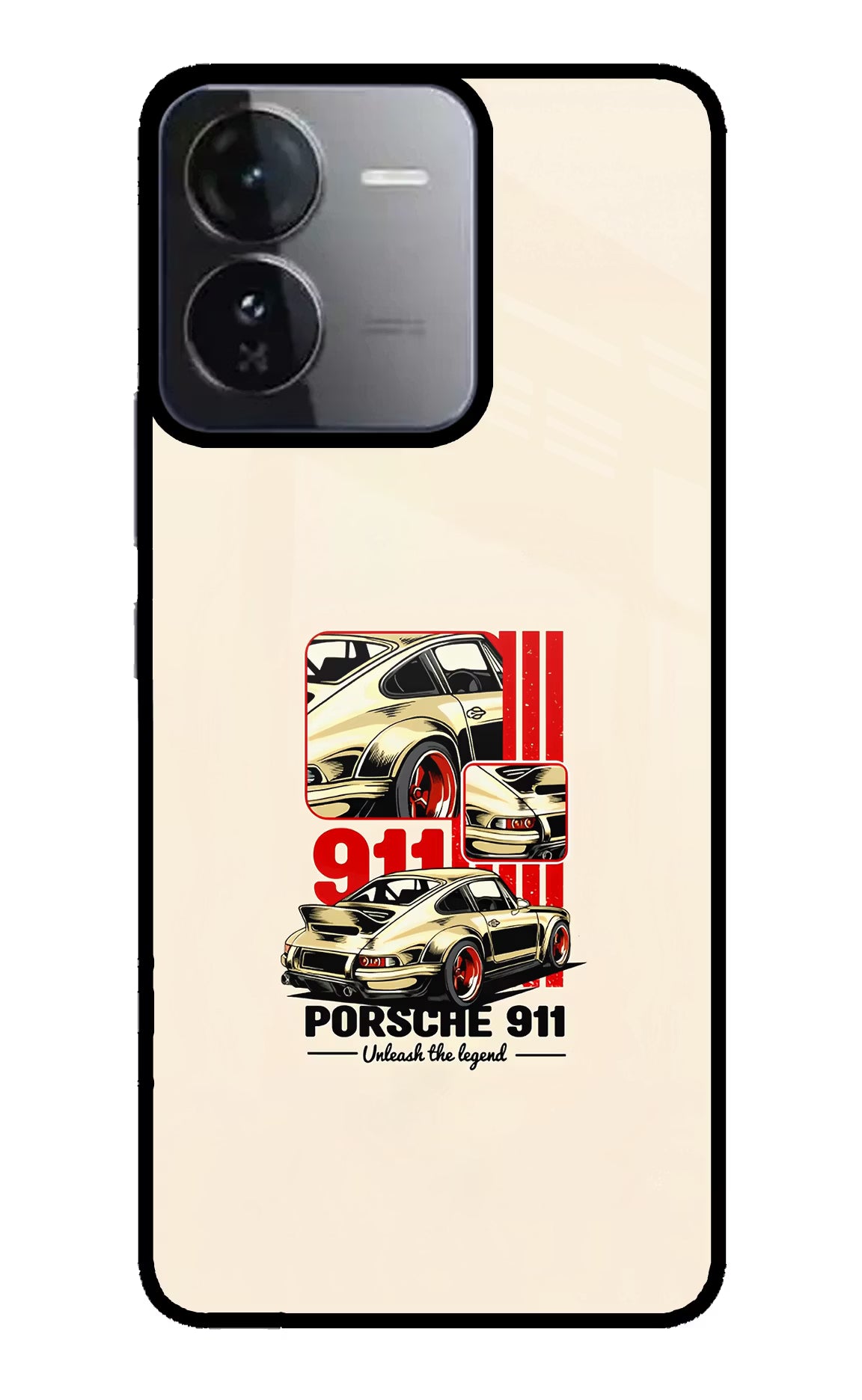 Classic Porsche 911 iQOO Z9 5G Glass Case - Classic Porsche 911 iQOO Z9 5G Glass Case Classic Porsche 911 iQOO Z9 5G Glass Case