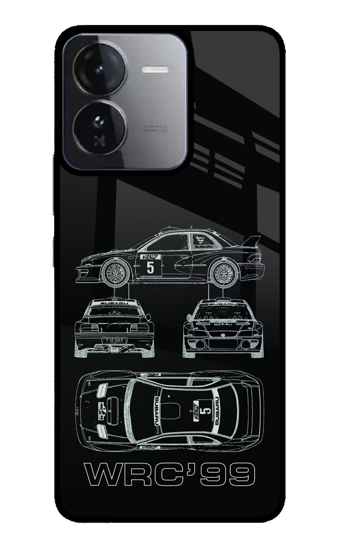 WRC'99 iQOO Z9 5G Glass Case - WRC'99 iQOO Z9 5G Glass Case WRC'99 iQOO Z9 5G Glass Case