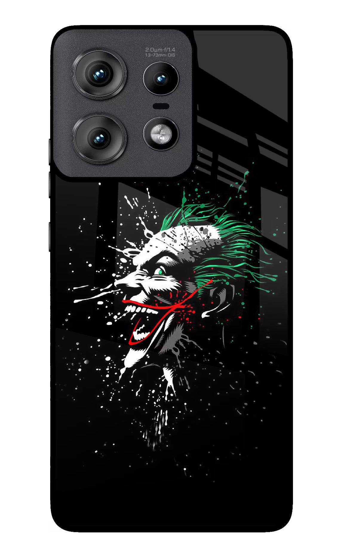 Joker Moto Edge 50 Pro 5G Back Cover - Joker Moto Edge 50 Pro 5G Glass Case Back Cover by Casekaro Joker Moto Edge 50 Pro 5G Glass Case Back Cover by Casekaro