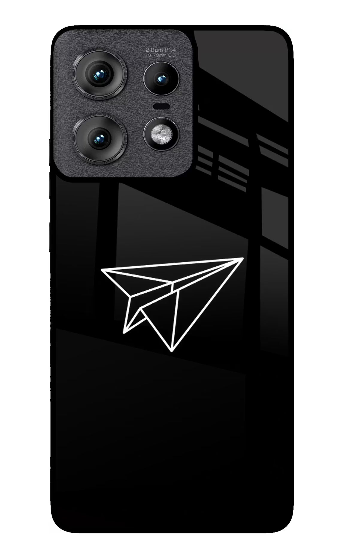 Paper Plane White Moto Edge 50 Pro 5G Back Cover - Paper Plane White Moto Edge 50 Pro 5G Glass Case Back Cover by Casekaro Paper Plane White Moto Edge 50 Pro 5G Glass Case Back Cover by Casekaro