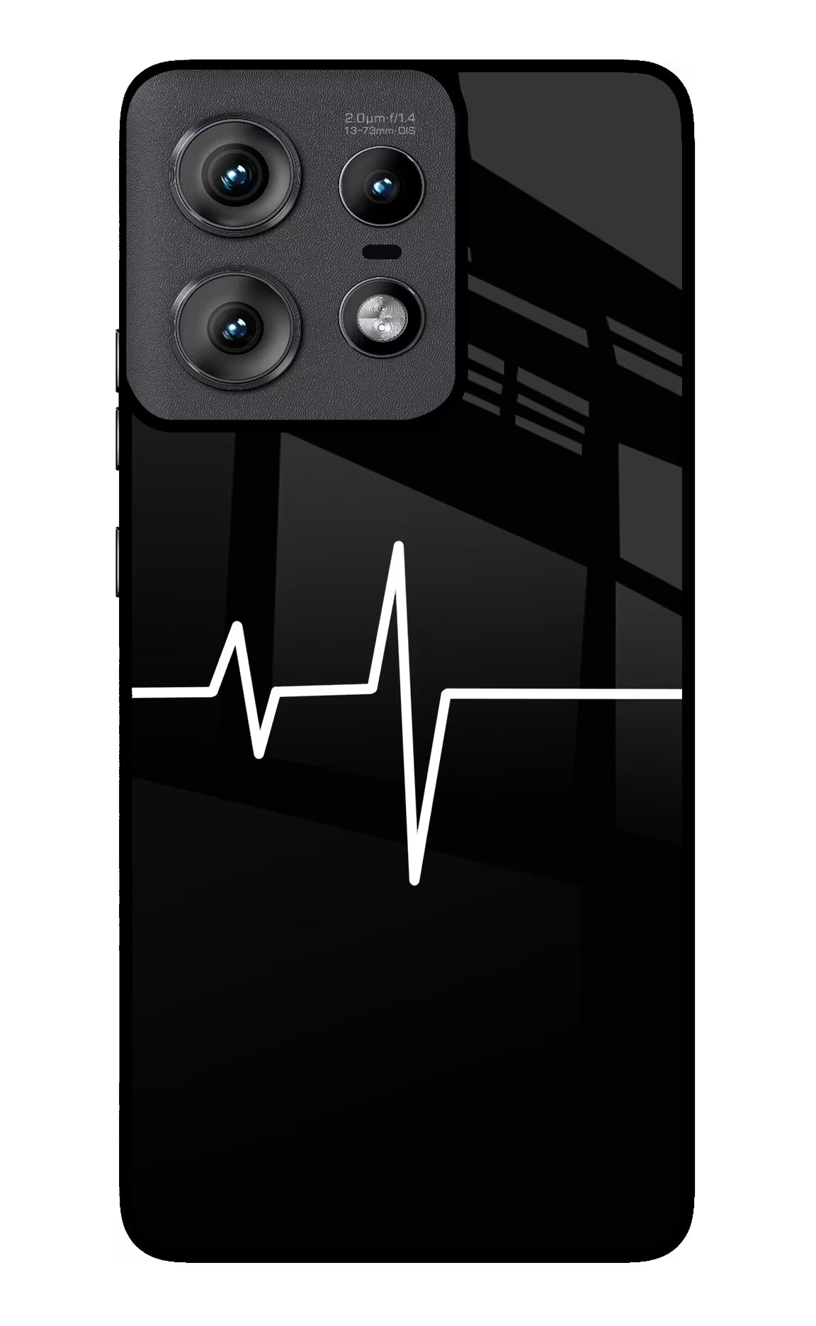 Heart Beats Moto Edge 50 Pro 5G Glass Case - Heart Beats Moto Edge 50 Pro 5G Glass Case Heart Beats Moto Edge 50 Pro 5G Glass Case