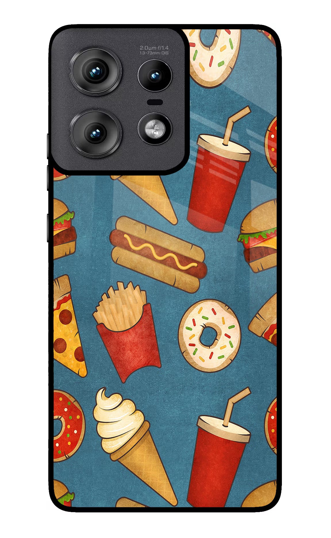 Foodie Moto Edge 50 Pro 5G Back Cover - Foodie Moto Edge 50 Pro 5G Glass Case Back Cover by Casekaro Foodie Moto Edge 50 Pro 5G Glass Case Back Cover by Casekaro