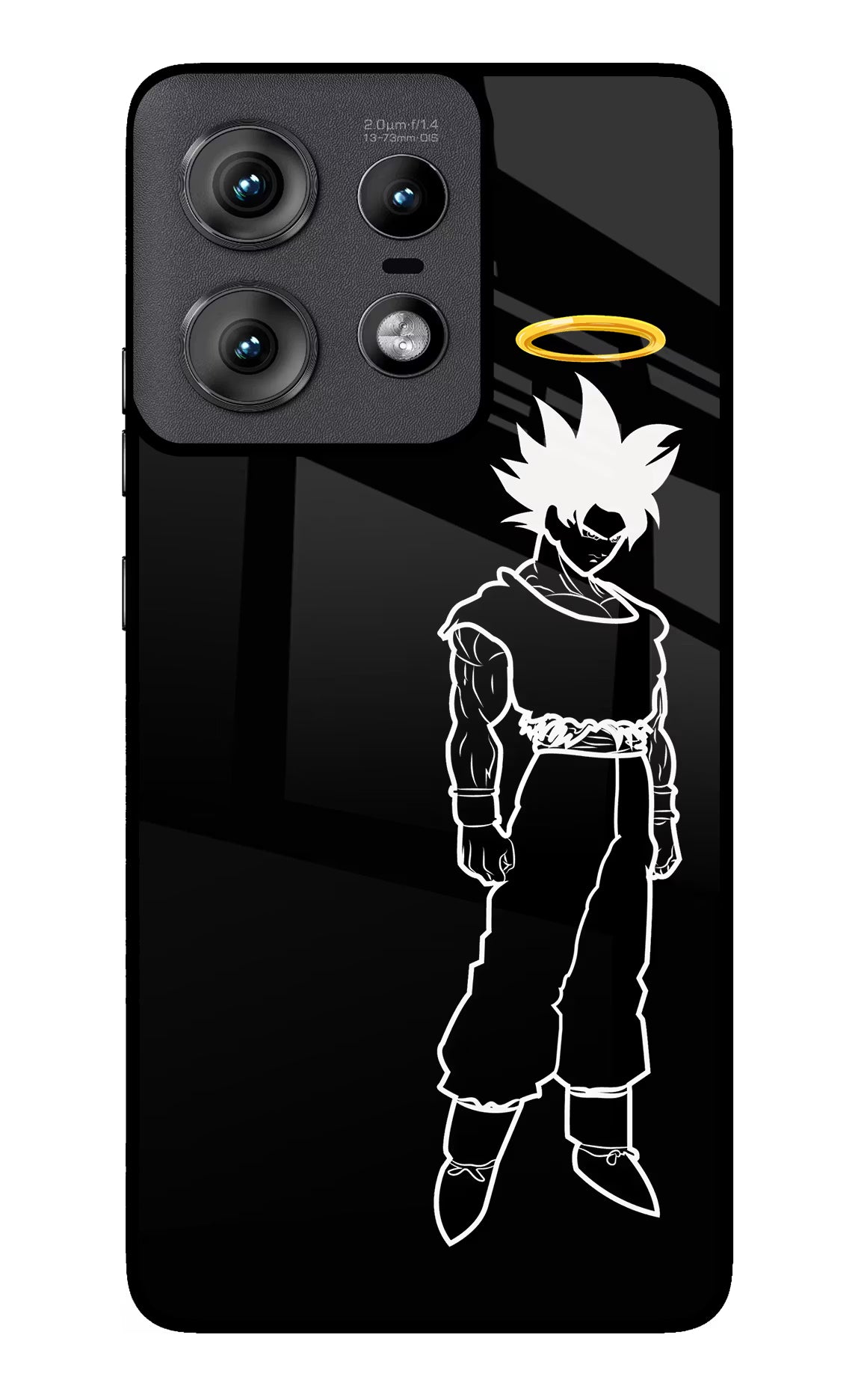 DBS Character Moto Edge 50 Pro 5G Back Cover - DBS Character Moto Edge 50 Pro 5G Glass Case Back Cover by Casekaro DBS Character Moto Edge 50 Pro 5G Glass Case Back Cover by Casekaro