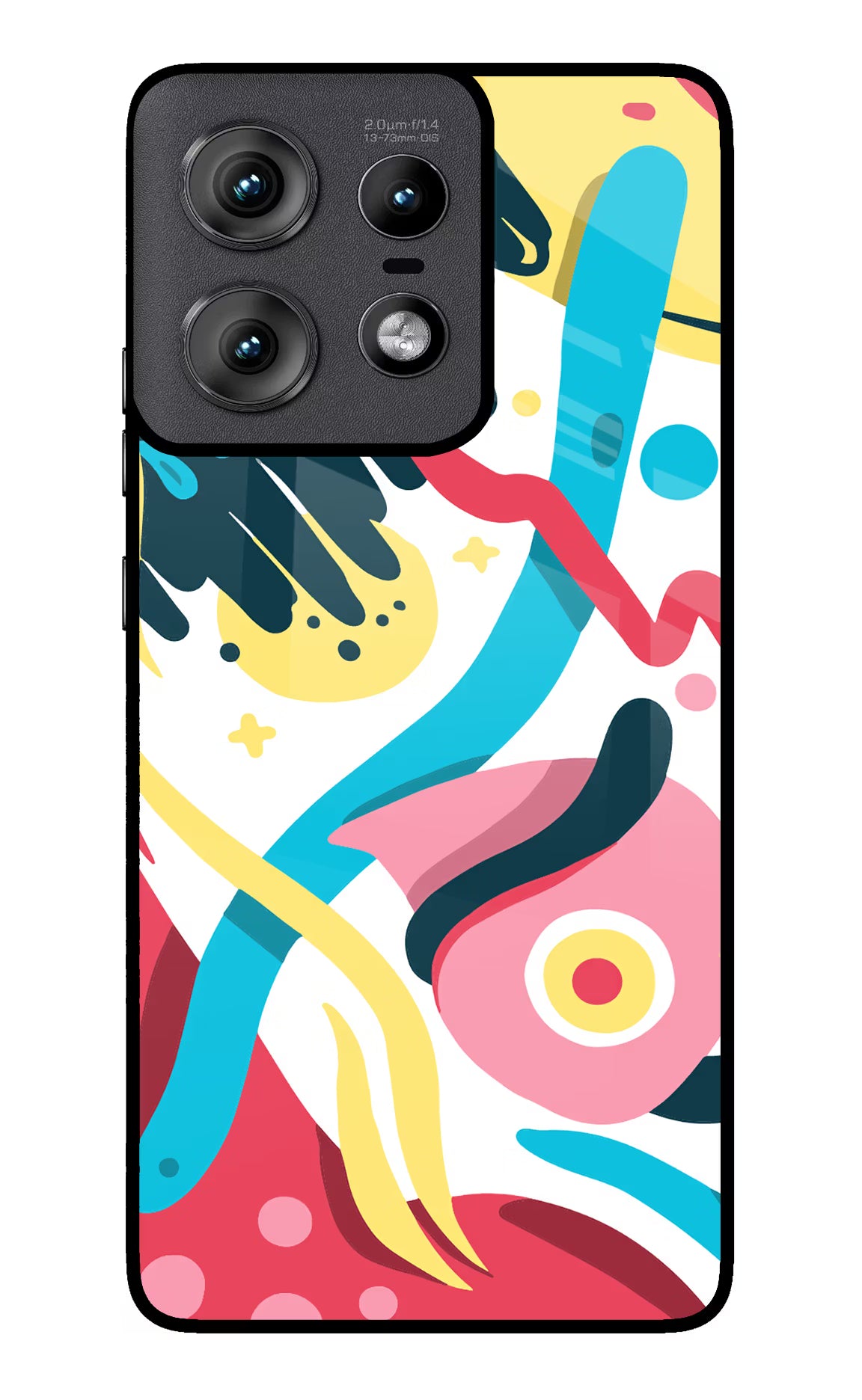 Trippy Moto Edge 50 Pro 5G Back Cover - Trippy Moto Edge 50 Pro 5G Glass Case Back Cover by Casekaro Trippy Moto Edge 50 Pro 5G Glass Case Back Cover by Casekaro
