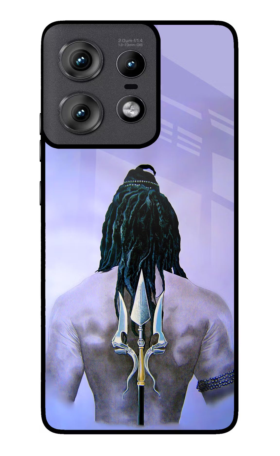 Shiva Moto Edge 50 Pro 5G Back Cover - Shiva Moto Edge 50 Pro 5G Glass Case Back Cover by Casekaro Shiva Moto Edge 50 Pro 5G Glass Case Back Cover by Casekaro