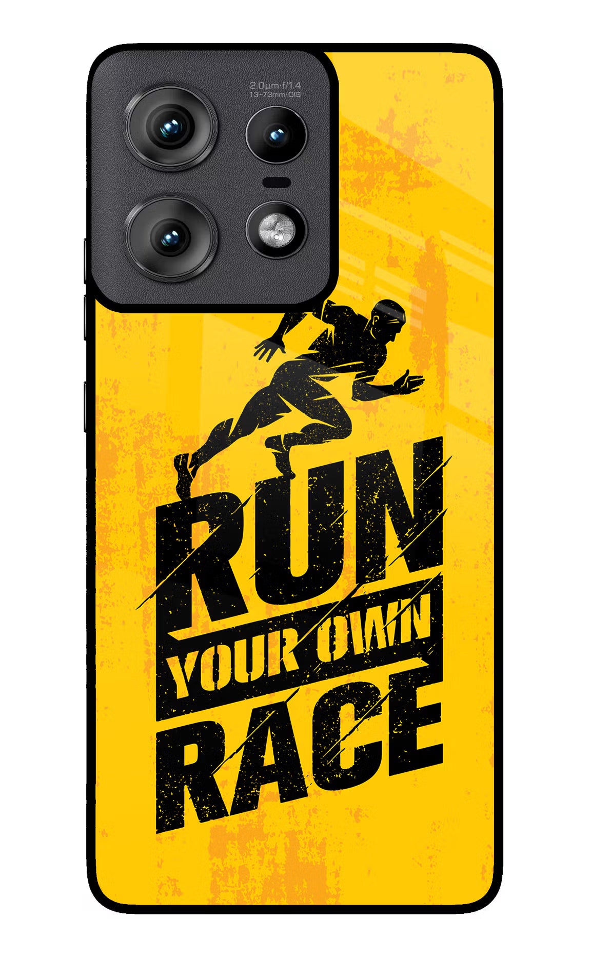 Run Your Own Race Moto Edge 50 Pro 5G Glass Case - Run Your Own Race Moto Edge 50 Pro 5G Glass Case Run Your Own Race Moto Edge 50 Pro 5G Glass Case