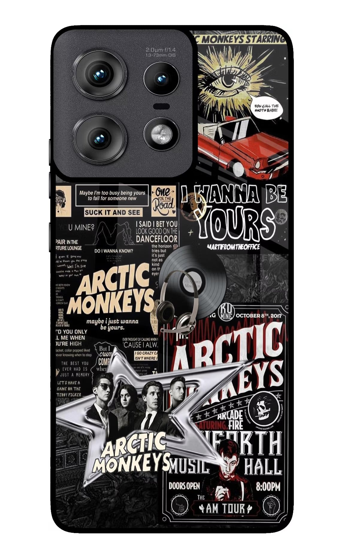 Arctic Monkeys Moto Edge 50 Pro 5G Glass Case - Arctic Monkeys Moto Edge 50 Pro 5G Glass Case Arctic Monkeys Moto Edge 50 Pro 5G Glass Case