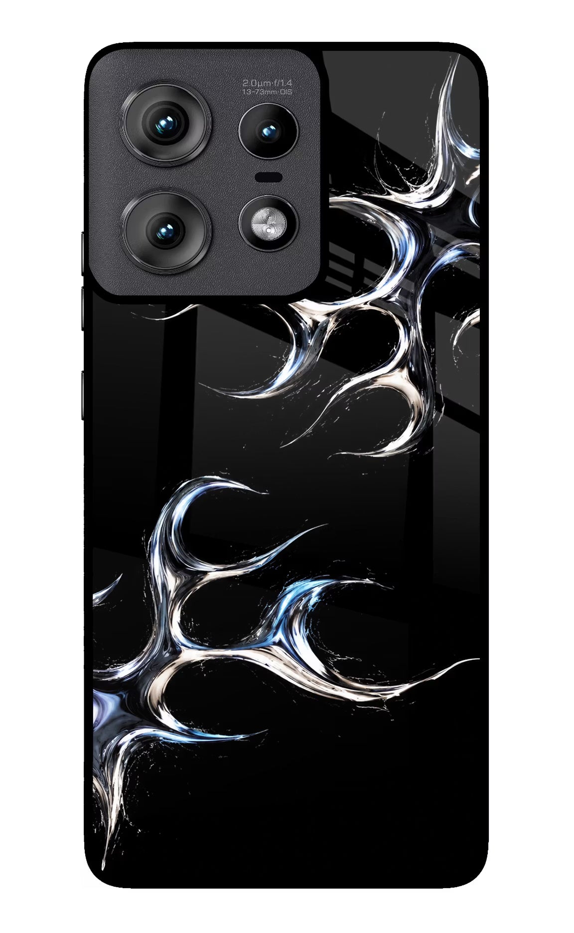 Chrome Tribal Moto Edge 50 Pro 5G Glass Case - Chrome Tribal Moto Edge 50 Pro 5G Glass Case Chrome Tribal Moto Edge 50 Pro 5G Glass Case