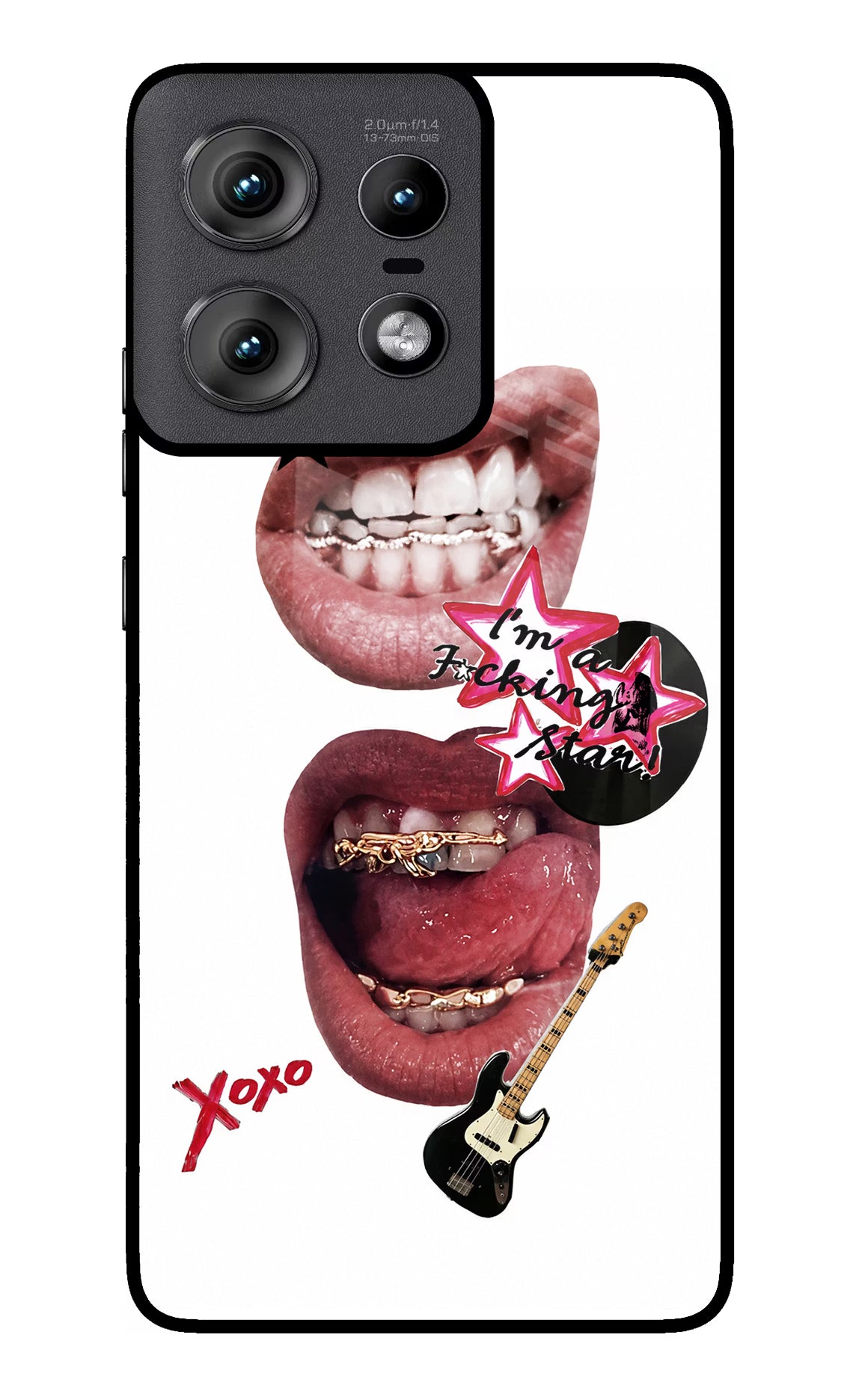 Rockstar Moto Edge 50 Pro 5G Glass Case - Rockstar Moto Edge 50 Pro 5G Glass Case Rockstar Moto Edge 50 Pro 5G Glass Case