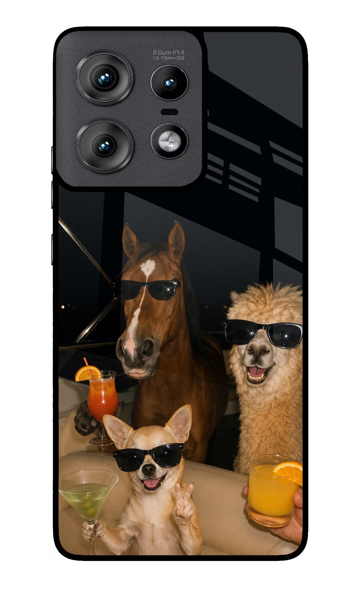 Party Squad Moto Edge 50 Pro 5G Glass Case - Party Squad Moto Edge 50 Pro 5G Glass Case Party Squad Moto Edge 50 Pro 5G Glass Case