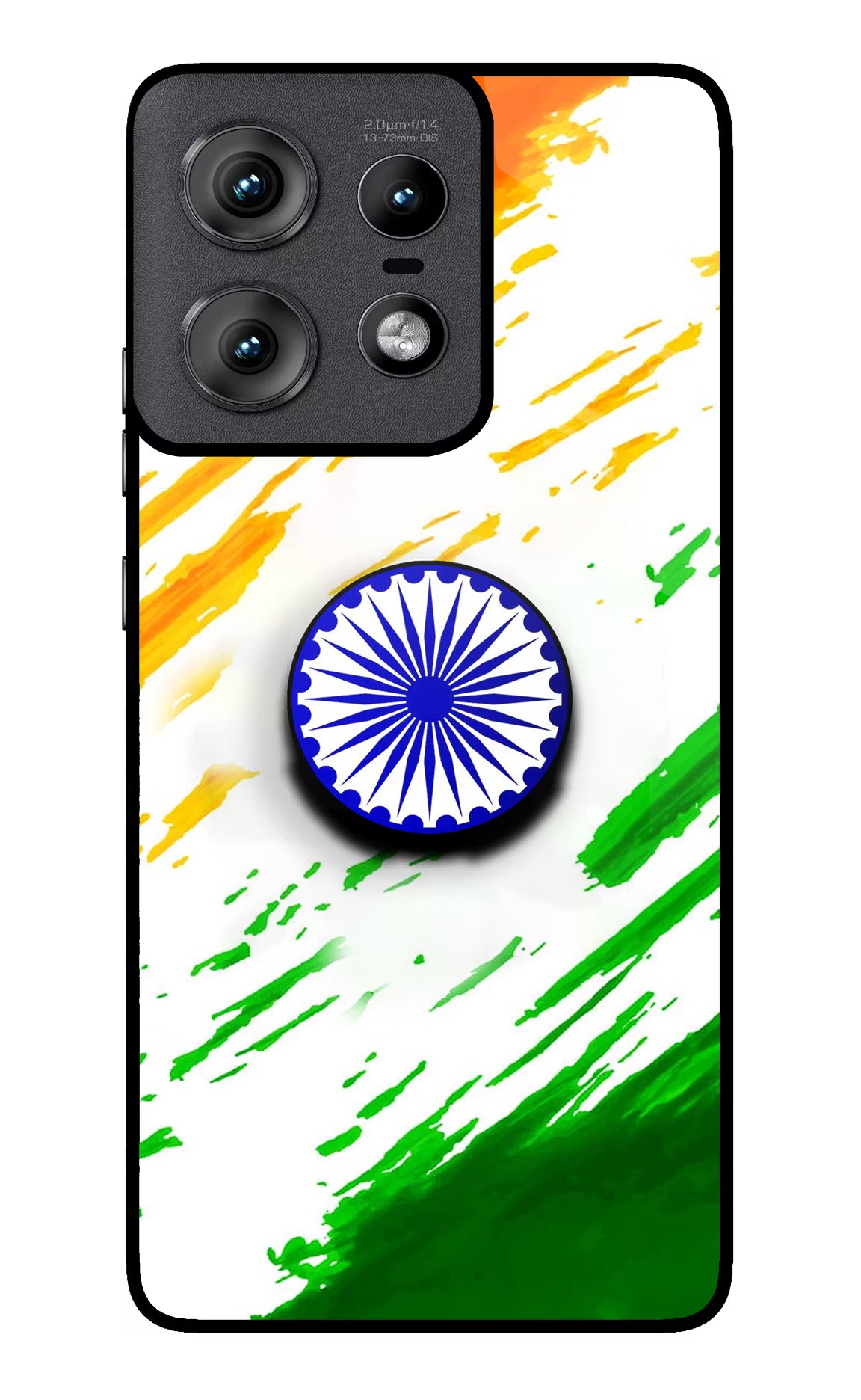Indian Flag Ashoka Chakra Moto Edge 50 Pro 5G Pop Case - Indian Flag Ashoka Chakra Moto Edge 50 Pro 5G Pop Case by Casekaro Indian Flag Ashoka Chakra Moto Edge 50 Pro 5G Pop Case by Casekaro