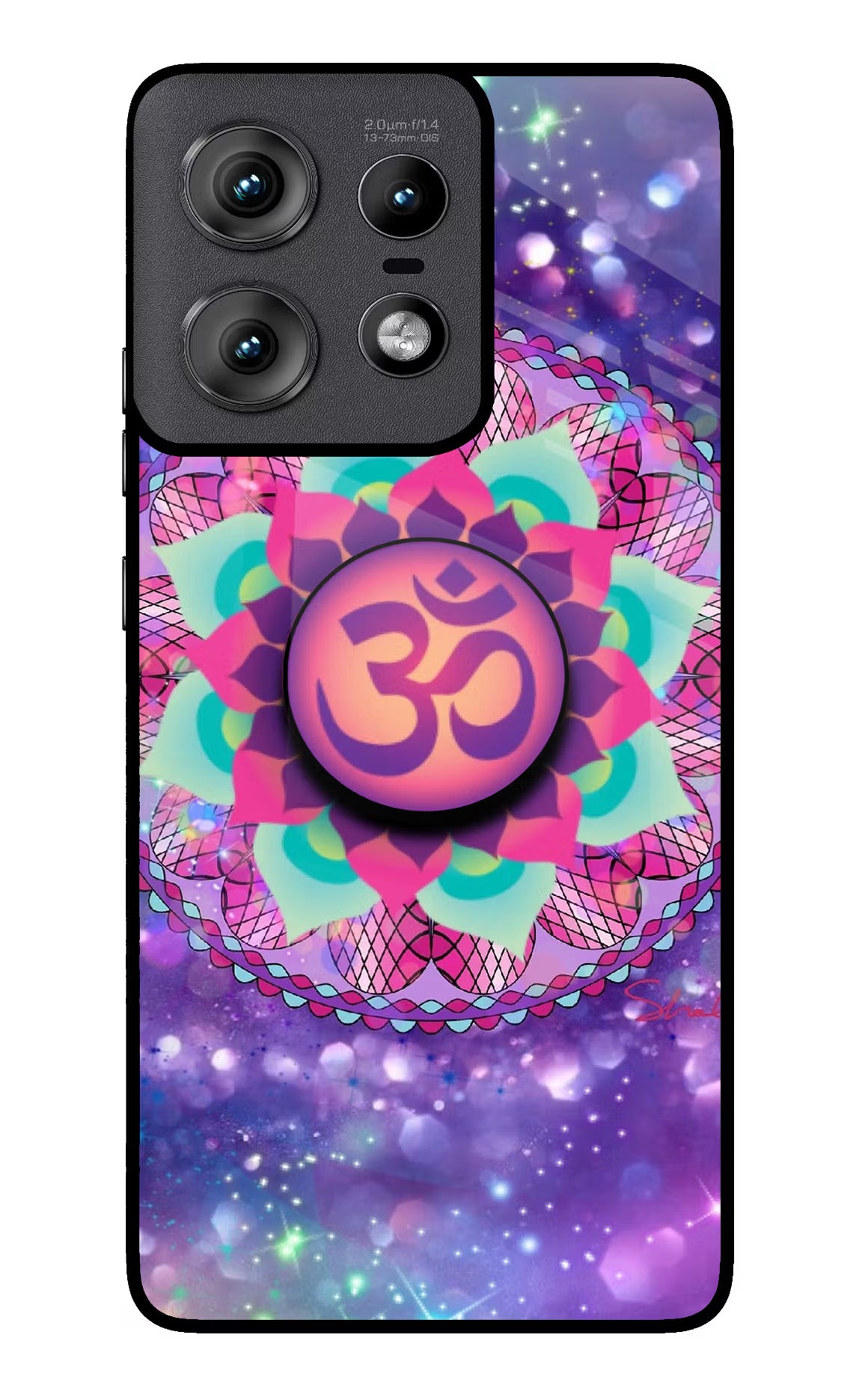 Om Purple Moto Edge 50 Pro 5G Pop Case - Om Purple Moto Edge 50 Pro 5G Pop Case by Casekaro Om Purple Moto Edge 50 Pro 5G Pop Case by Casekaro