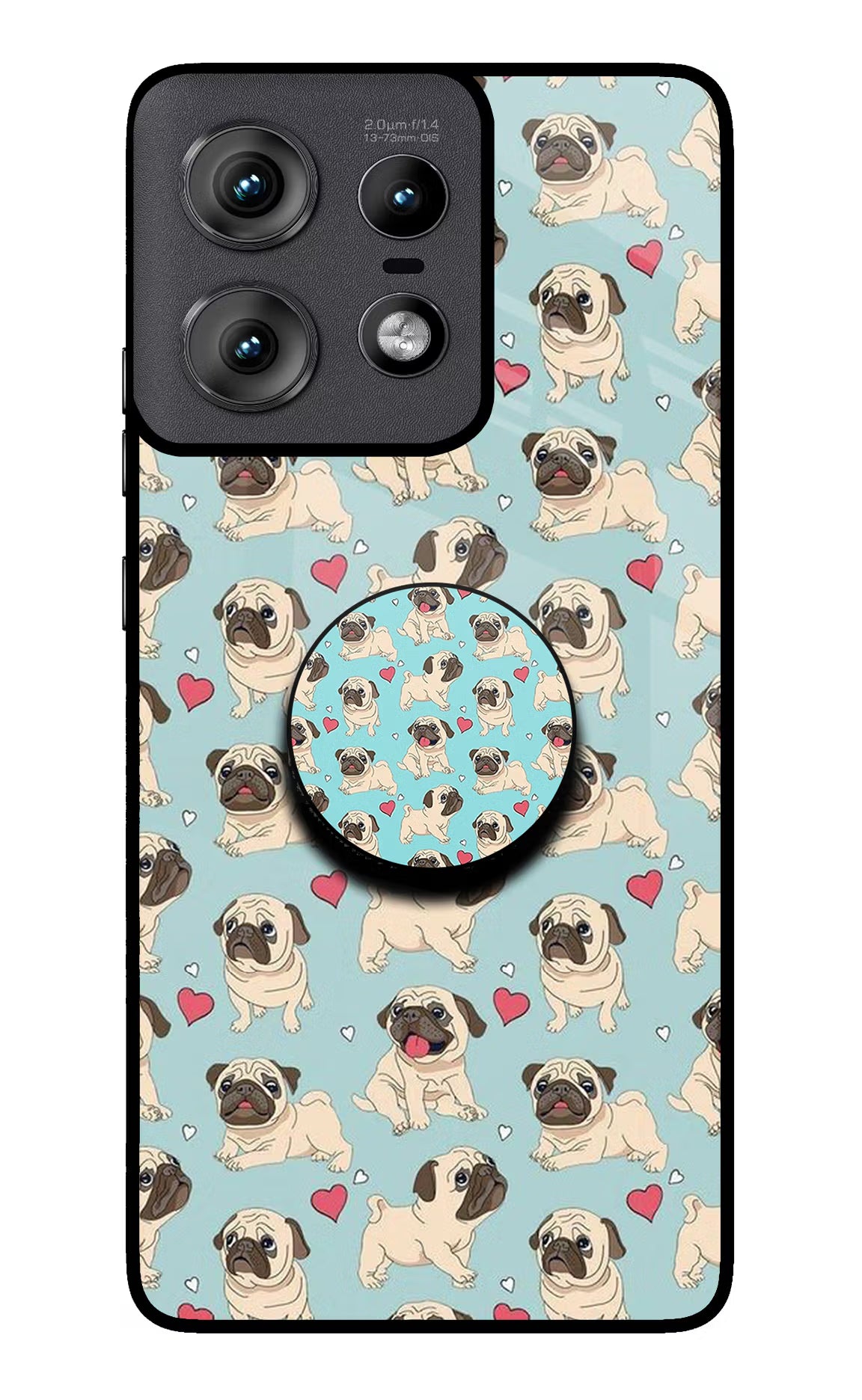 Pug Dog Moto Edge 50 Pro 5G Pop Case - Pug Dog Moto Edge 50 Pro 5G Pop Case by Casekaro Pug Dog Moto Edge 50 Pro 5G Pop Case by Casekaro