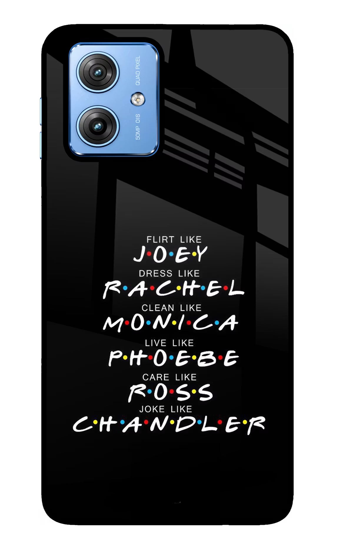 FRIENDS Character Moto G64 5G Glass Case - FRIENDS Character Moto G64 5G Glass Case FRIENDS Character Moto G64 5G Glass Case