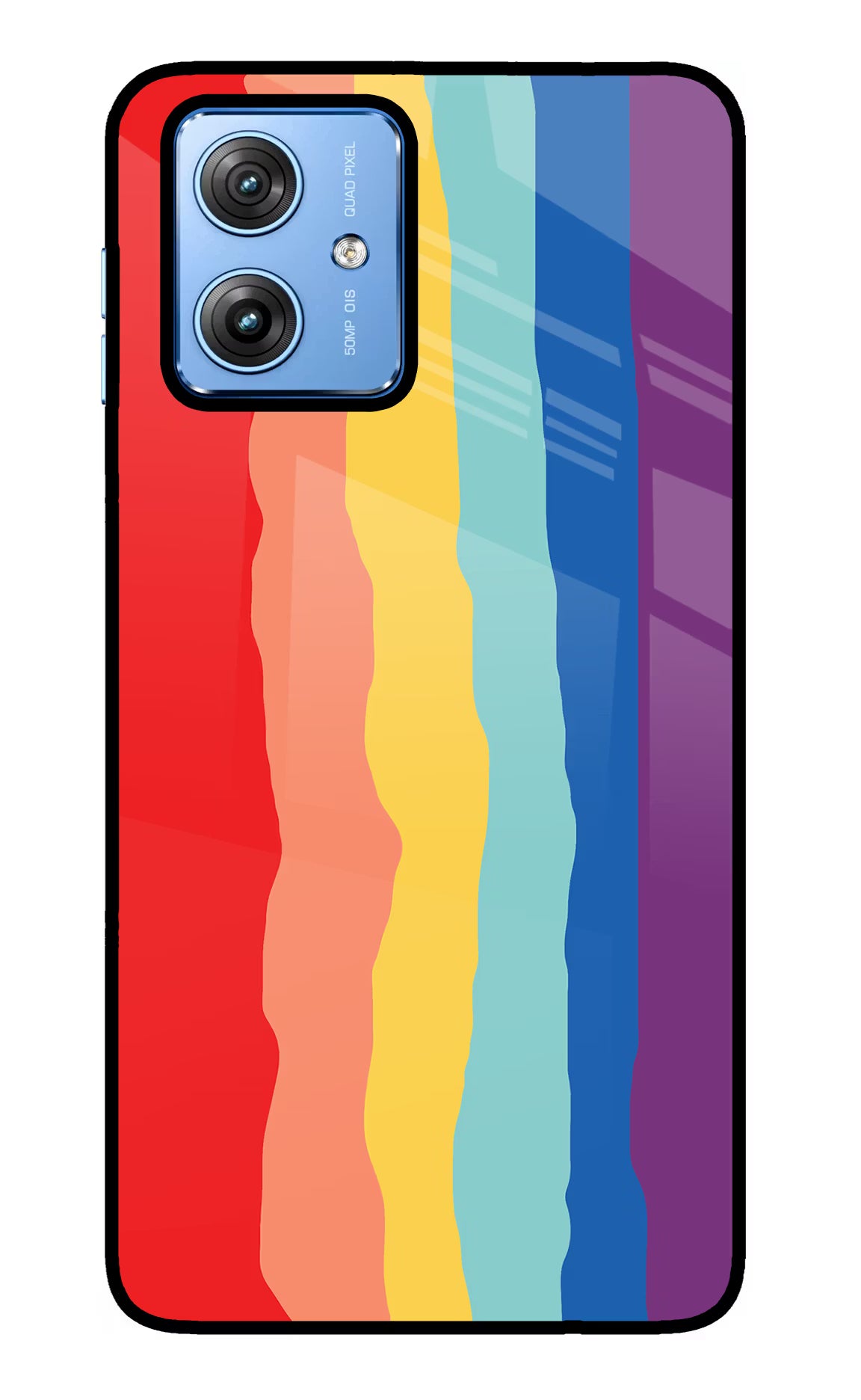 Rainbow Moto G64 5G Glass Case - Rainbow Moto G64 5G Glass Case Rainbow Moto G64 5G Glass Case