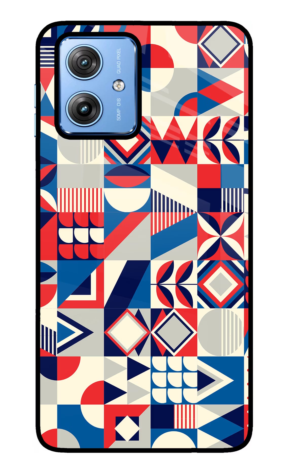 Colorful Pattern Moto G64 5G Glass Case - Colorful Pattern Moto G64 5G Glass Case Colorful Pattern Moto G64 5G Glass Case