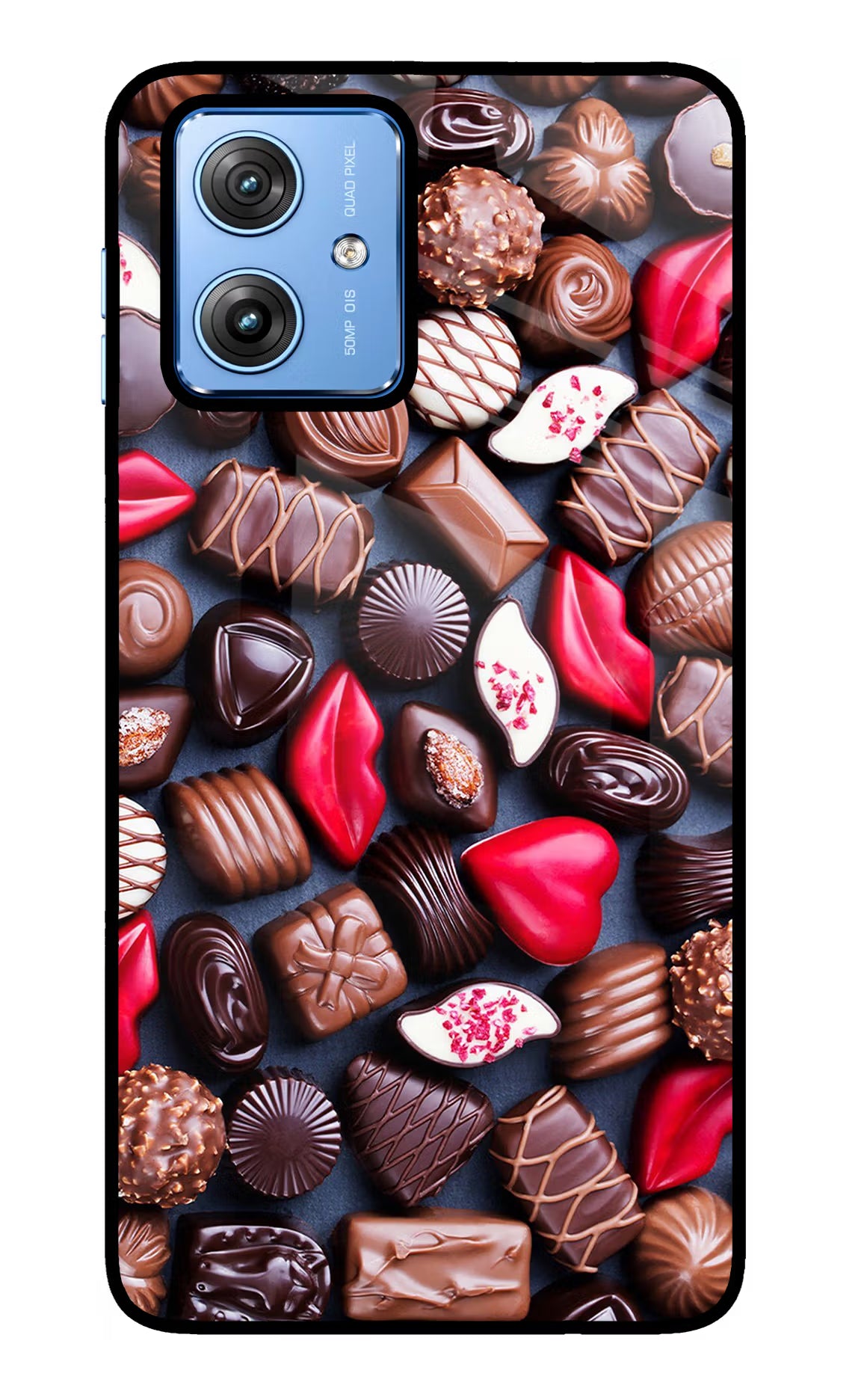 Chocolates Moto G64 5G Glass Case - Chocolates Moto G64 5G Glass Case Chocolates Moto G64 5G Glass Case