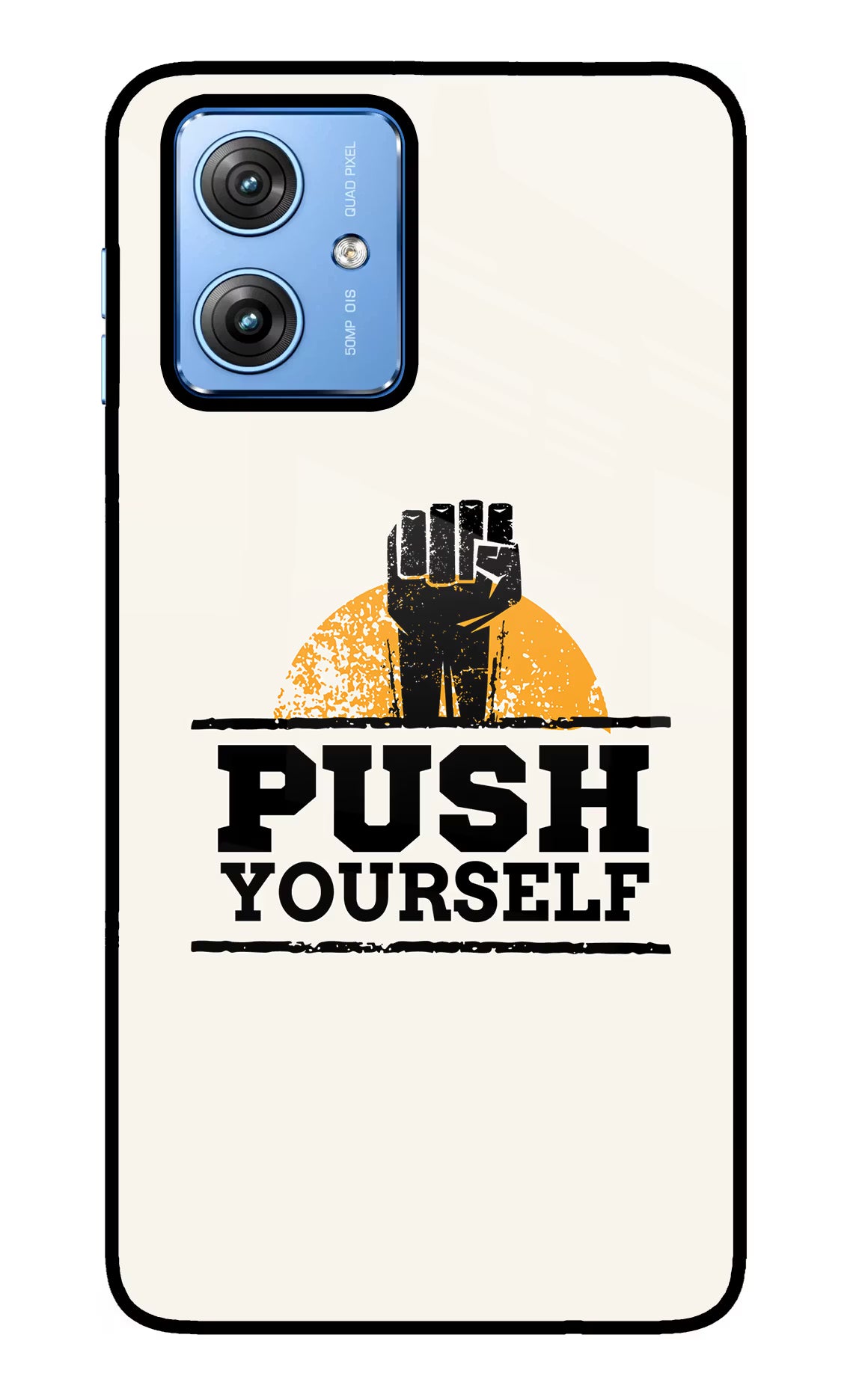 Push Yourself Moto G64 5G Glass Case - Push Yourself Moto G64 5G Glass Case Push Yourself Moto G64 5G Glass Case