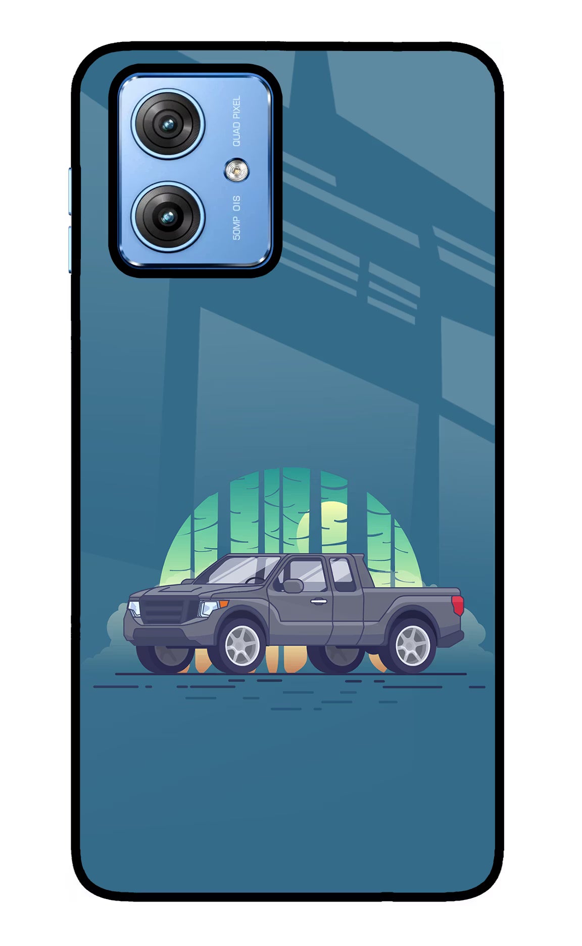 Retro Garage Vibe Moto G64 5G Glass Case - Retro Garage Vibe Moto G64 5G Glass Case Retro Garage Vibe Moto G64 5G Glass Case