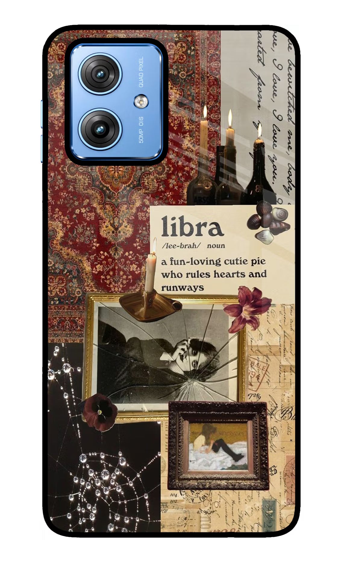 Libra Zodiac Moto G64 5G Glass Case - Libra Zodiac Moto G64 5G Glass Case Libra Zodiac Moto G64 5G Glass Case