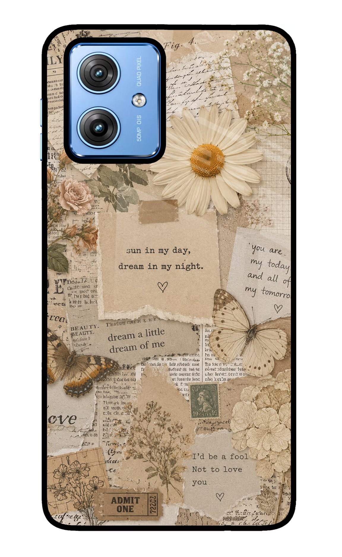 Vintage case Moto G64 5G Glass Case - Vintage case Moto G64 5G Glass Case Vintage case Moto G64 5G Glass Case