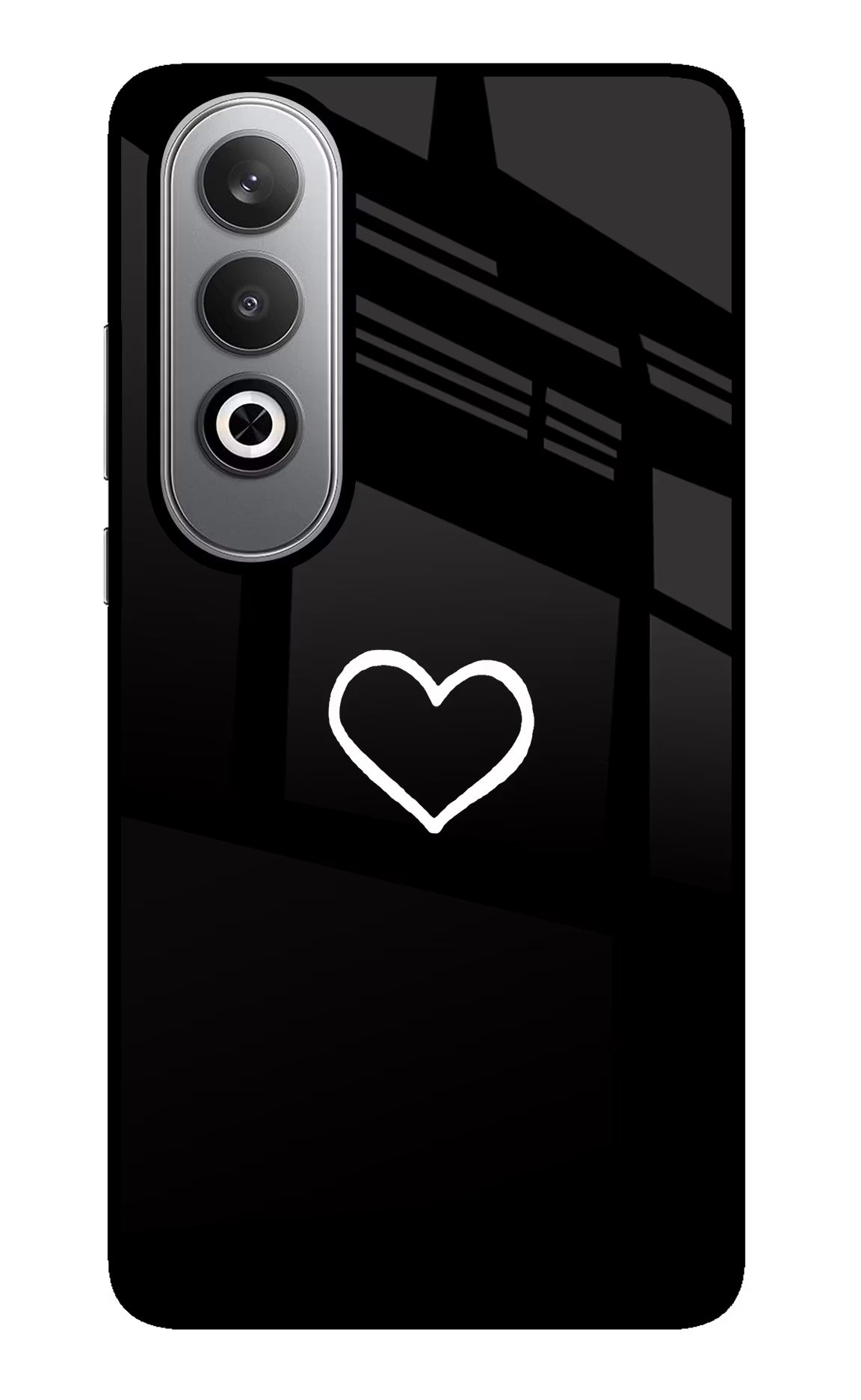 Heart Oneplus Nord CE4 Glass Case - Heart Oneplus Nord CE4 Glass Case Heart Oneplus Nord CE4 Glass Case