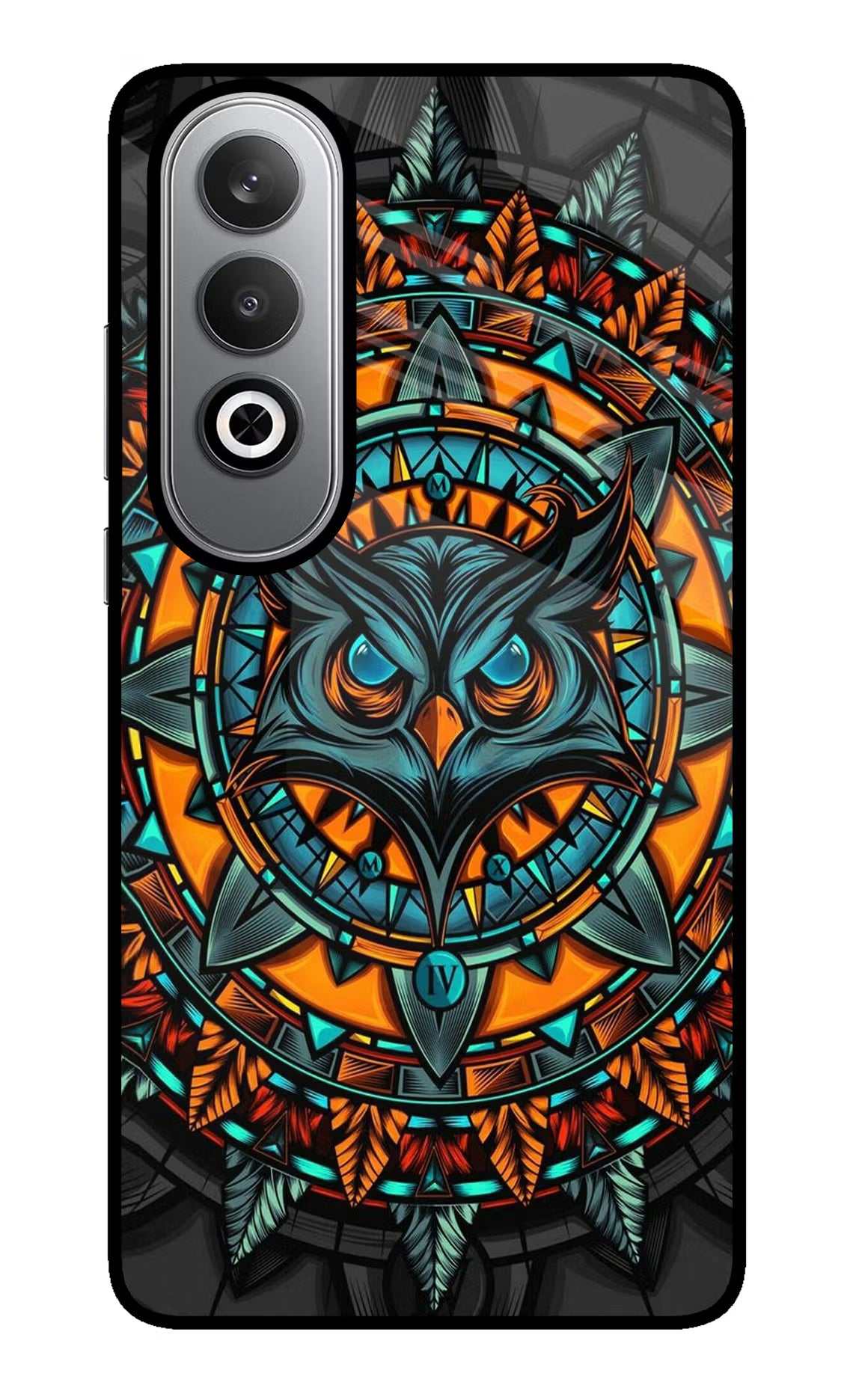 Angry Owl Art Oneplus Nord CE4 Glass Case Back Cover by Casekaro