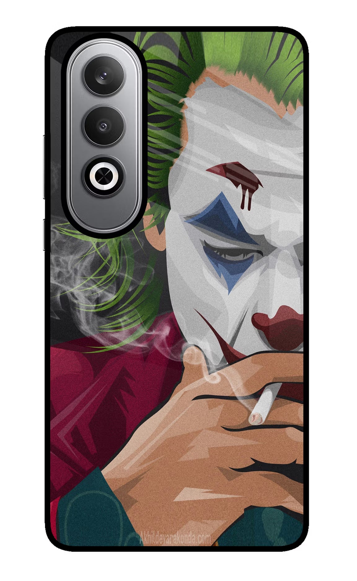 Joker Smoking Oneplus Nord CE4 Glass Case - Joker Smoking Oneplus Nord CE4 Glass Case Joker Smoking Oneplus Nord CE4 Glass Case