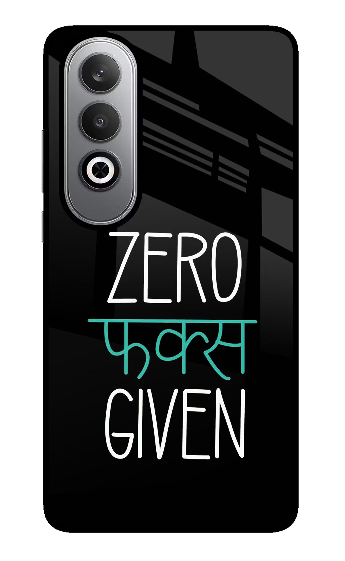 Zero Fucks Given Oneplus Nord CE4 Back Cover - Zero Fucks Given Oneplus Nord CE4 Glass Case Back Cover by Casekaro Zero Fucks Given Oneplus Nord CE4 Glass Case Back Cover by Casekaro