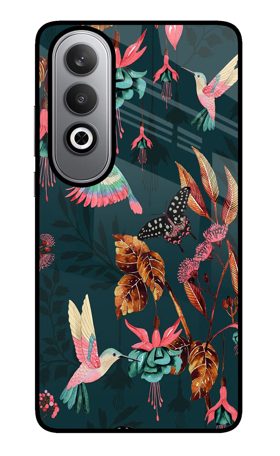Birds Oneplus Nord CE4 Back Cover - Birds Oneplus Nord CE4 Glass Case Back Cover by Casekaro Birds Oneplus Nord CE4 Glass Case Back Cover by Casekaro