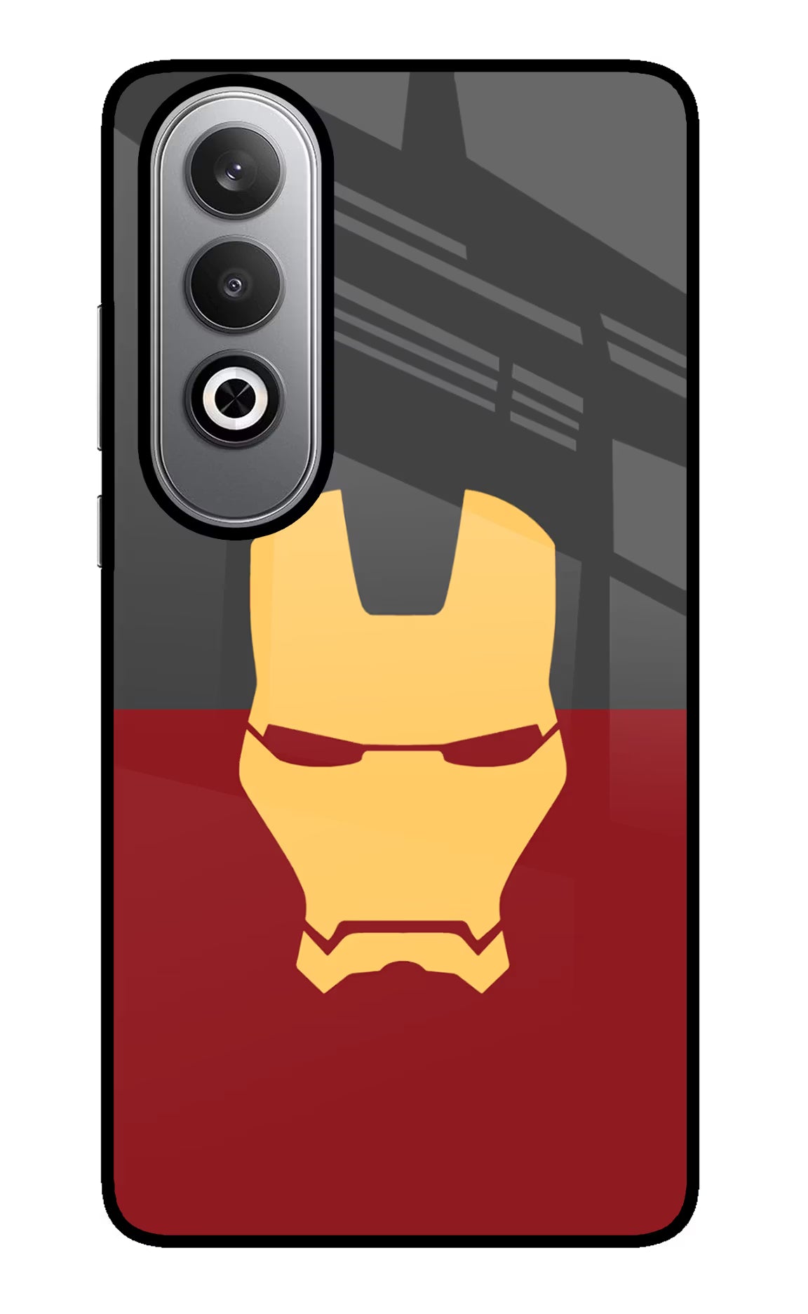 Ironman Oneplus Nord CE4 Back Cover - Ironman Oneplus Nord CE4 Glass Case Back Cover by Casekaro Ironman Oneplus Nord CE4 Glass Case Back Cover by Casekaro