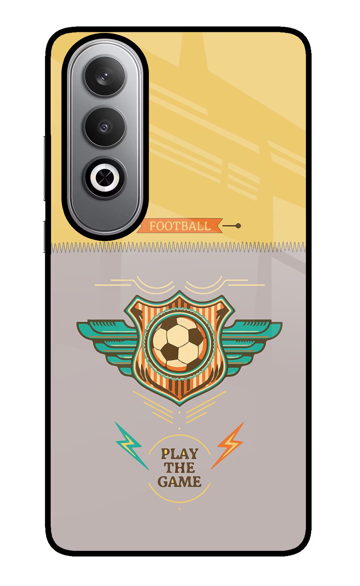 Football Oneplus Nord CE4 Glass Case - Football Oneplus Nord CE4 Glass Case Football Oneplus Nord CE4 Glass Case
