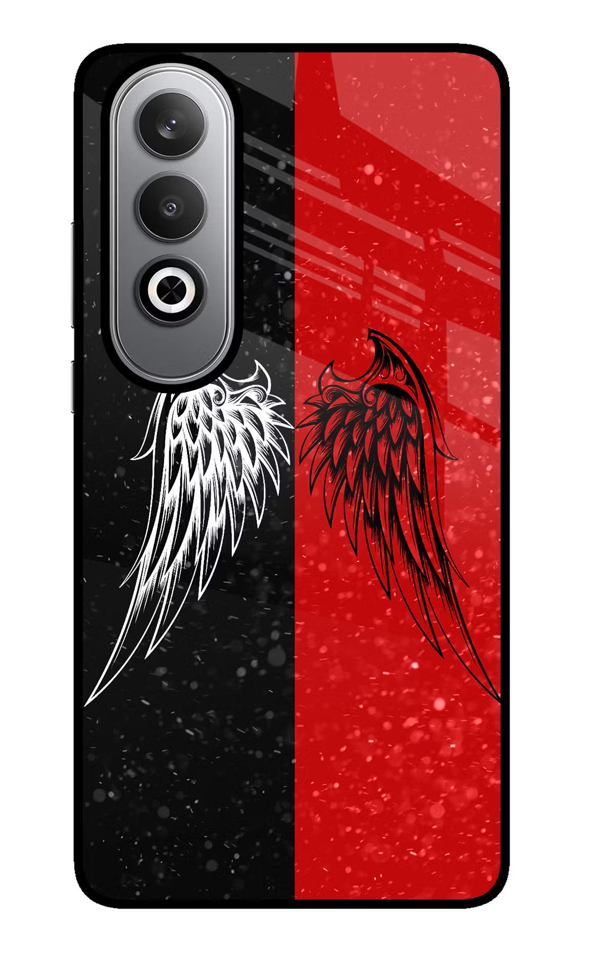 Wings Oneplus Nord CE4 Glass Case - Wings Oneplus Nord CE4 Glass Case Wings Oneplus Nord CE4 Glass Case
