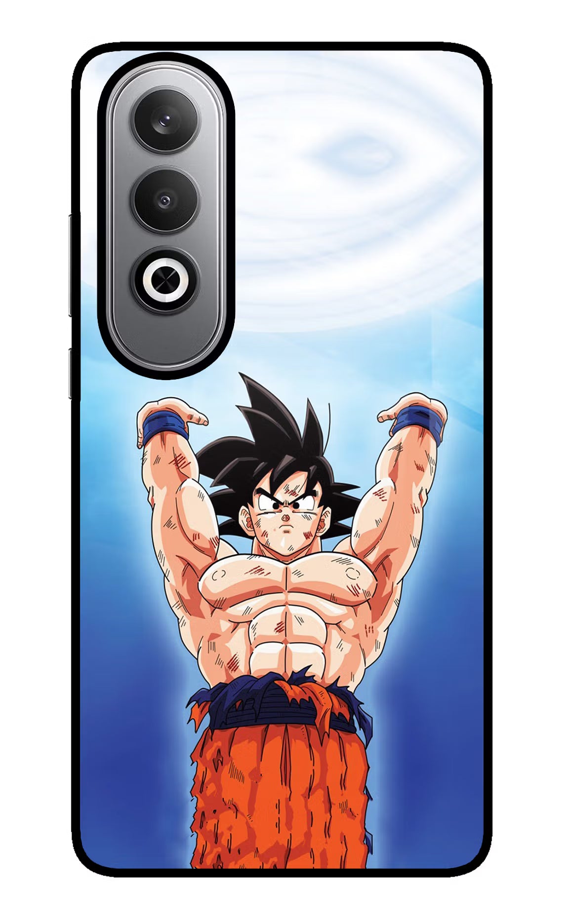 Goku Power Oneplus Nord CE4 Back Cover - Goku Power Oneplus Nord CE4 Glass Case Back Cover by Casekaro Goku Power Oneplus Nord CE4 Glass Case Back Cover by Casekaro