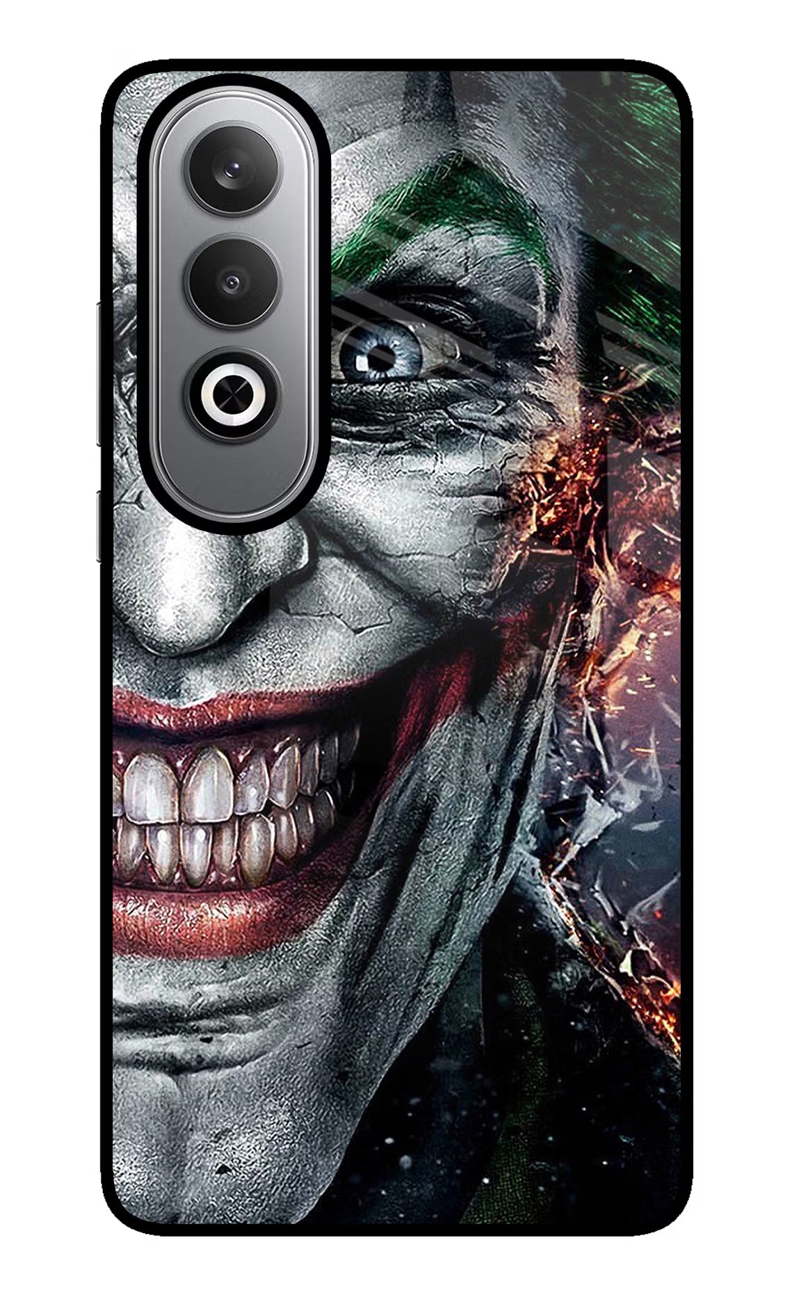 Joker Cam Oneplus Nord CE4 Back Cover - Joker Cam Oneplus Nord CE4 Glass Case Back Cover by Casekaro Joker Cam Oneplus Nord CE4 Glass Case Back Cover by Casekaro