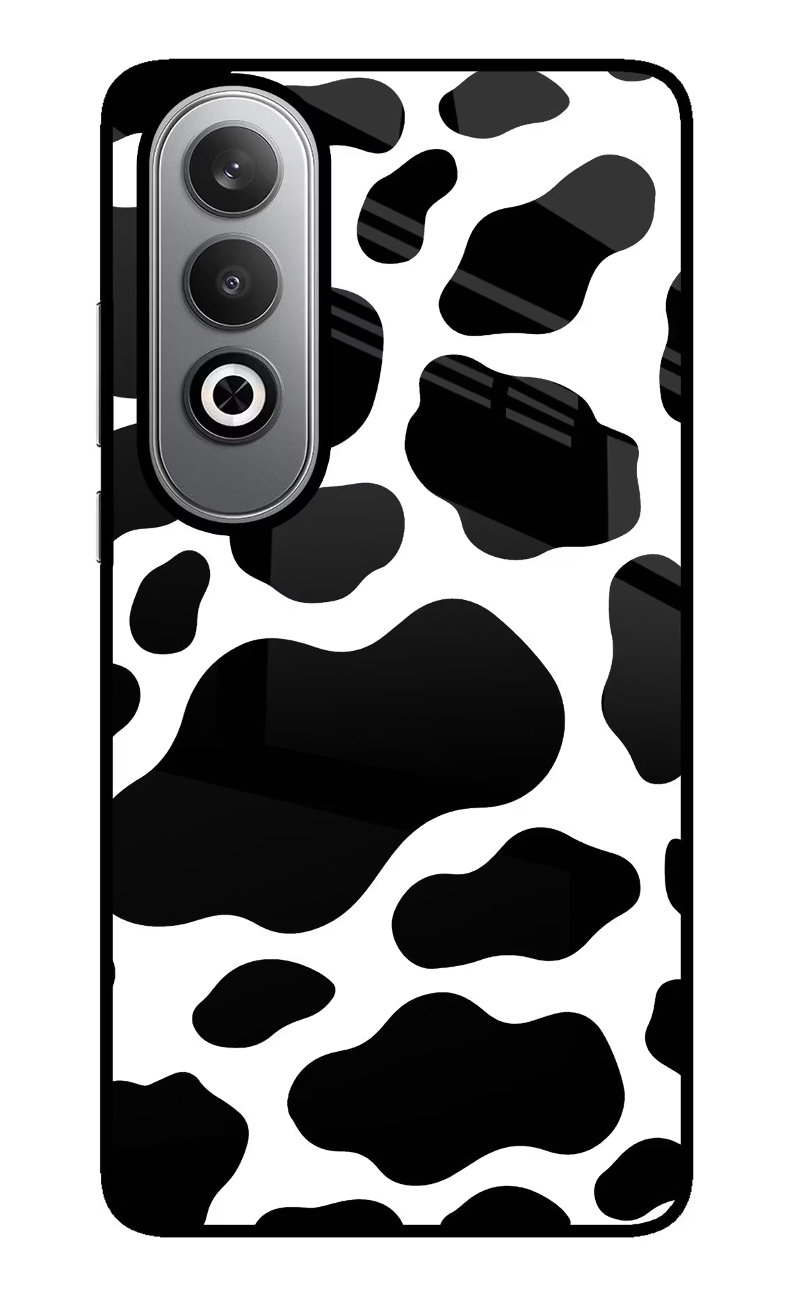 Cow Spots Oneplus Nord CE4 Glass Case Back Cover by Casekaro
