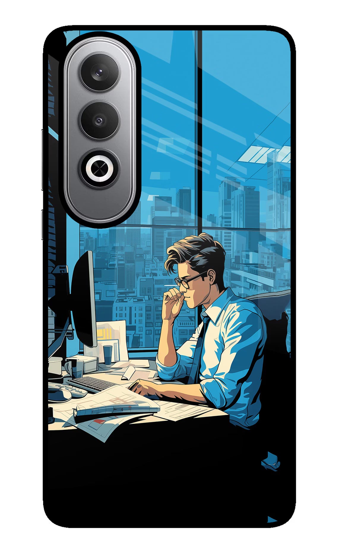 Focused Hustler (AI Generated) Oneplus Nord CE4 Glass Case - Focused Hustler (AI Generated) Oneplus Nord CE4 Glass Case Focused Hustler (AI Generated) Oneplus Nord CE4 Glass Case