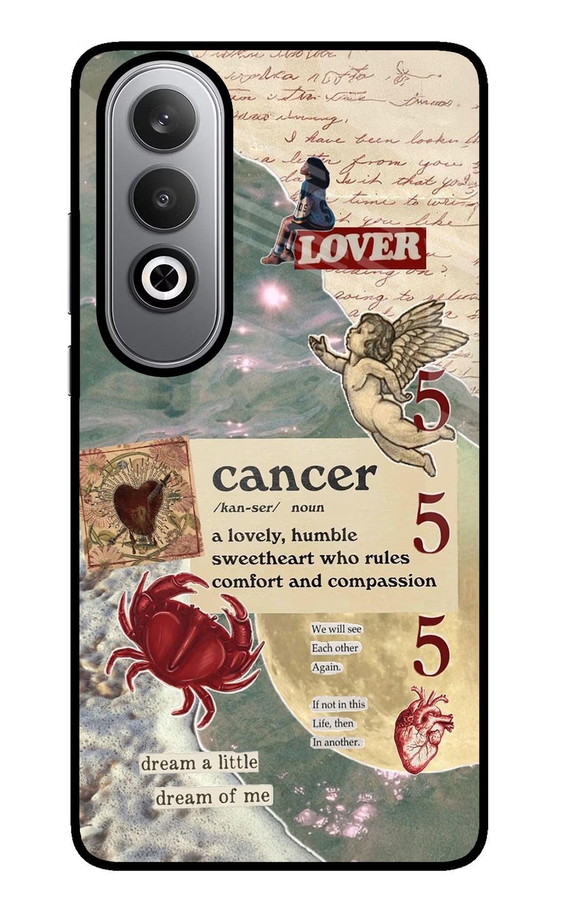 Cancer Zodiac Oneplus Nord CE4 Glass Case - Cancer Zodiac Oneplus Nord CE4 Glass Case Cancer Zodiac Oneplus Nord CE4 Glass Case